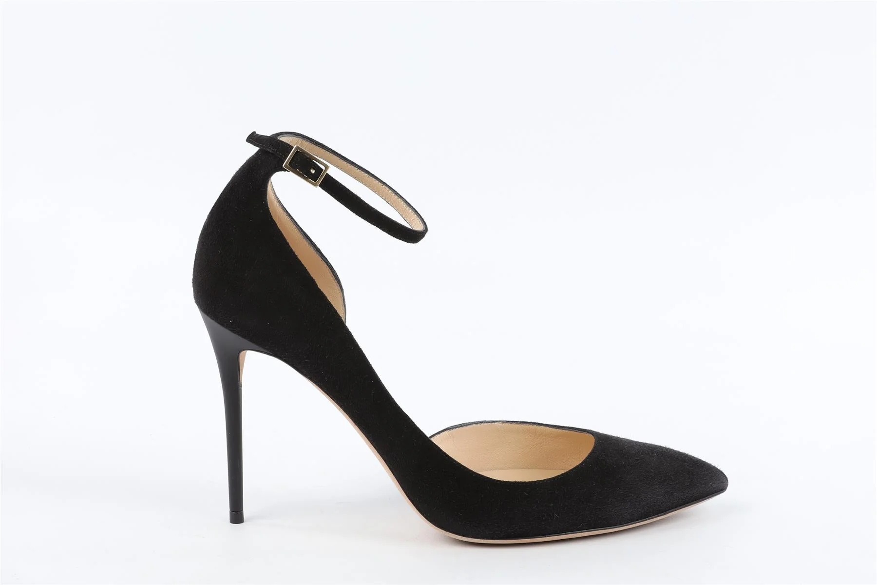 JIMMY CHOO BLACK SUEDE PUMPS EU 38.5 UK 5.5 US 8.5 - Image 4