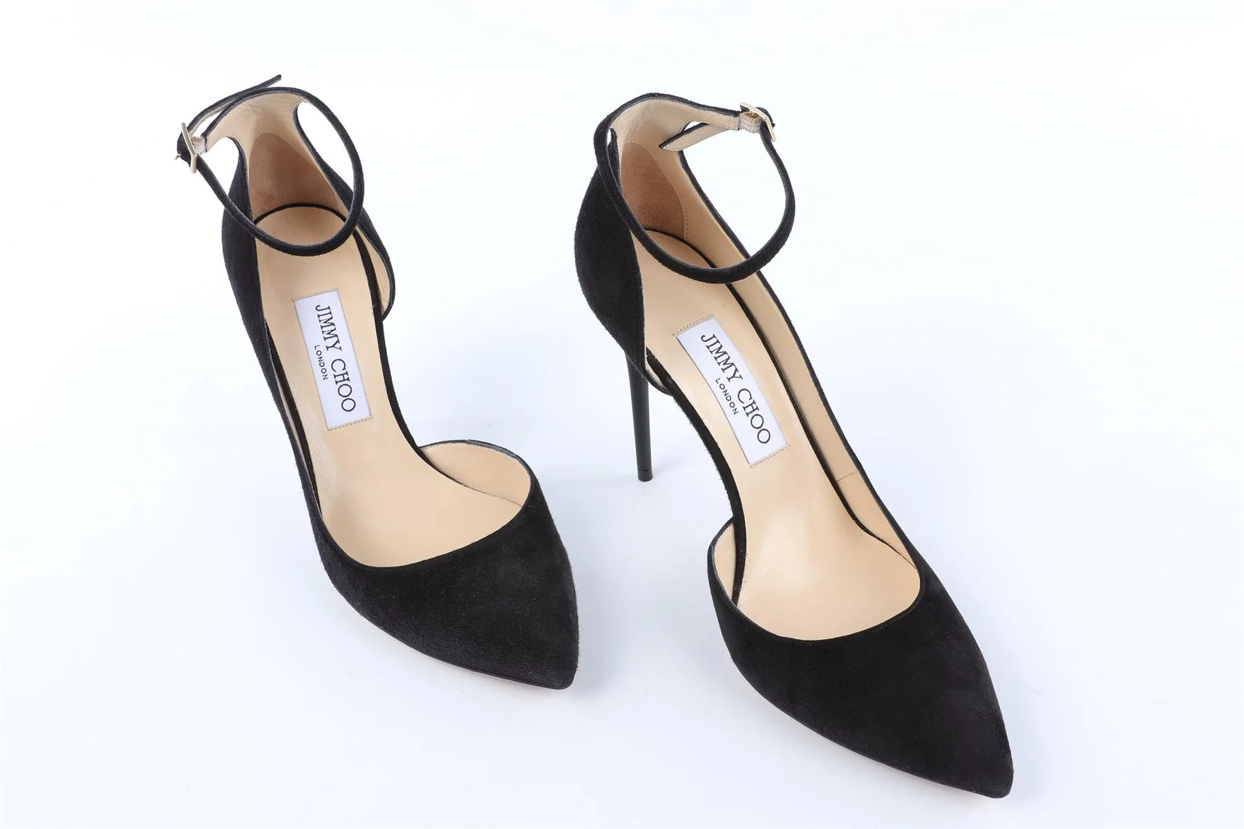 JIMMY CHOO BLACK SUEDE PUMPS EU 38.5 UK 5.5 US 8.5 - Image 5