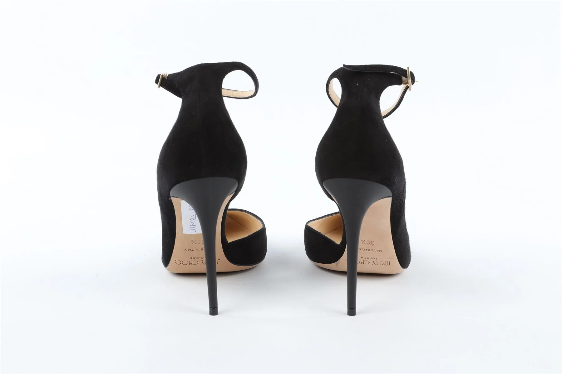 JIMMY CHOO BLACK SUEDE PUMPS EU 38.5 UK 5.5 US 8.5 - Image 6