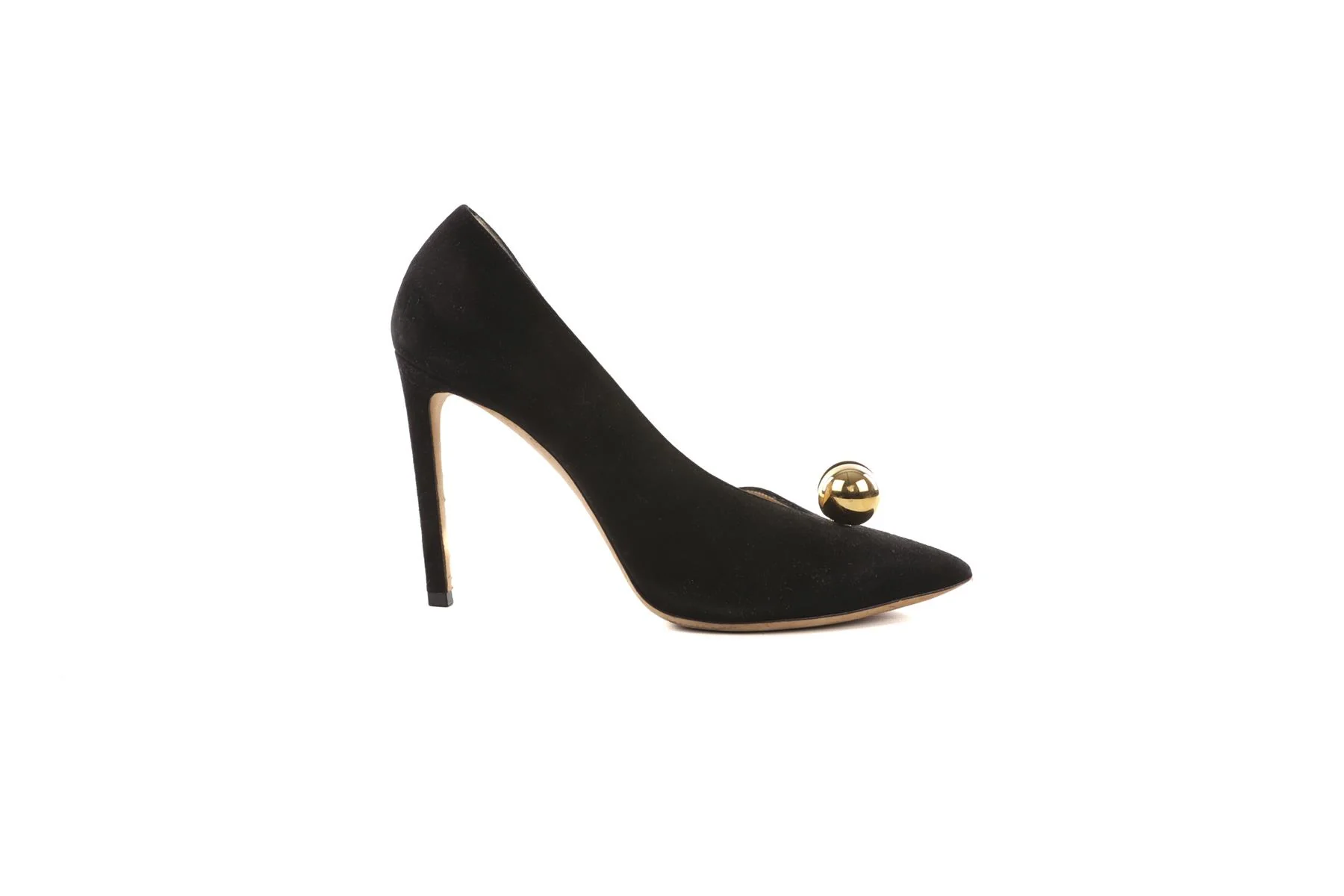 JIMMY CHOO BLACK SUEDE PUMPS EU 38.5 UK 5.5 US 8.5 - Image 2