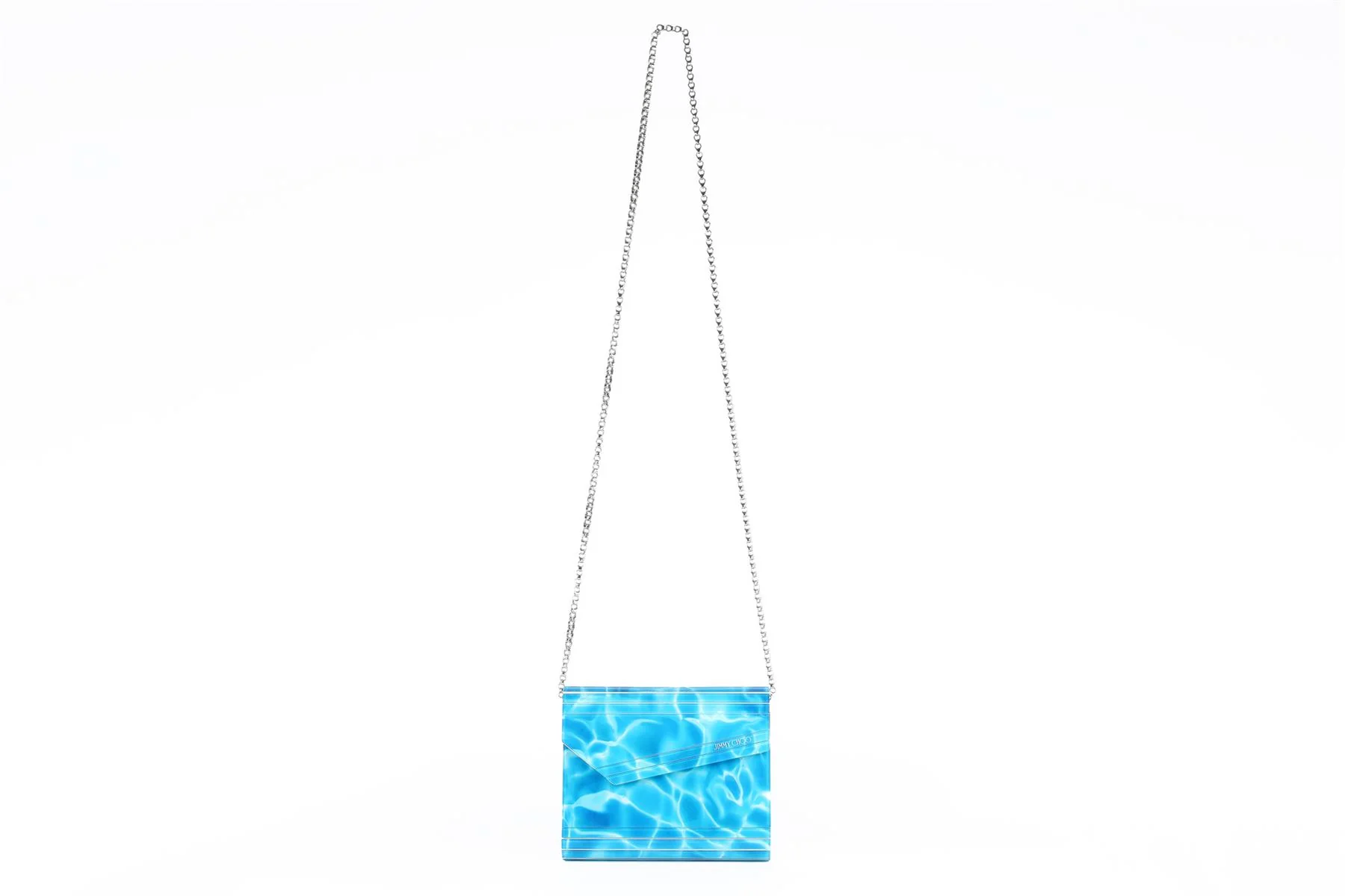 JIMMY CHOO BLUE CANDY ACRYLIC CLUTCH - Image 3