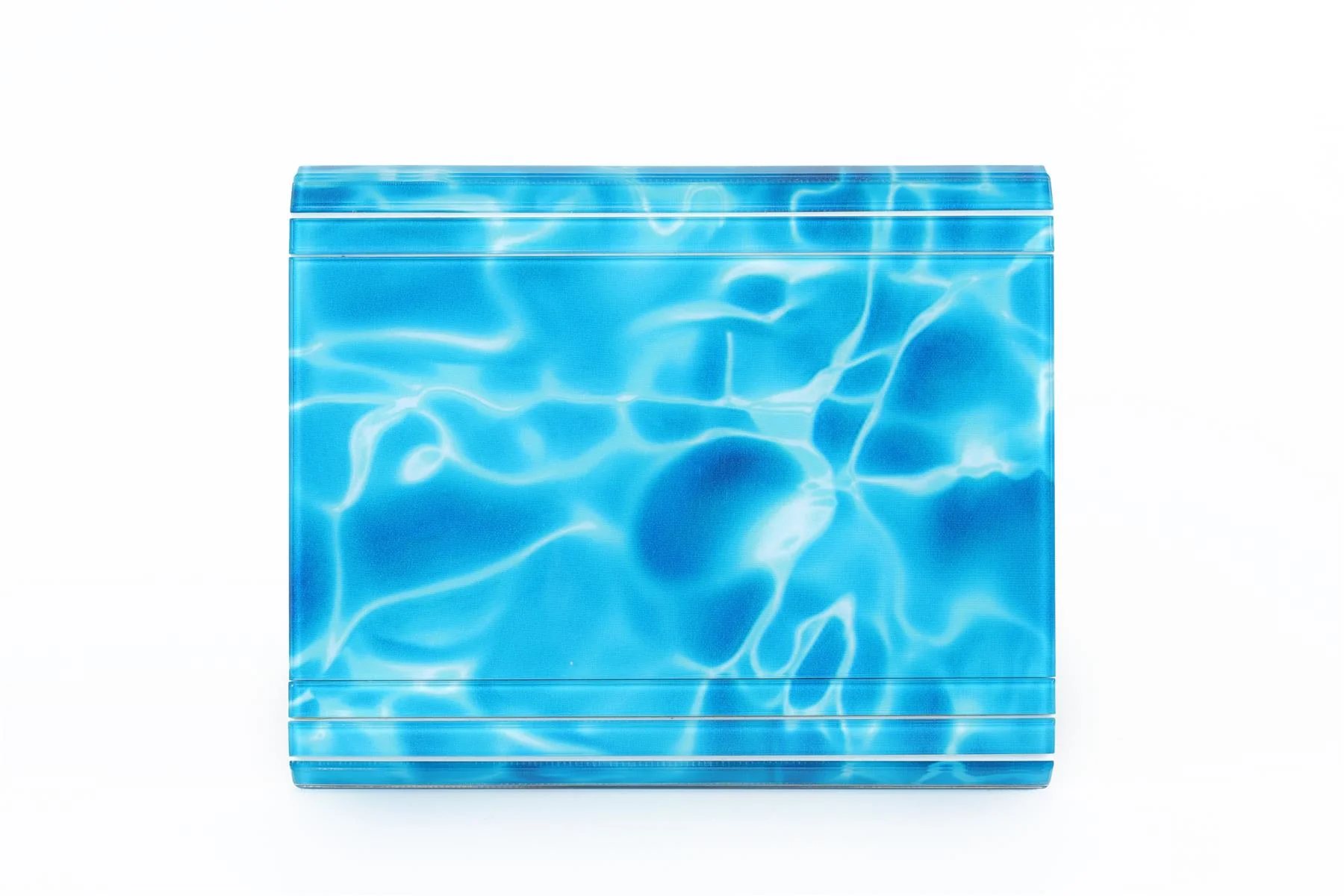 JIMMY CHOO BLUE CANDY ACRYLIC CLUTCH - Image 7