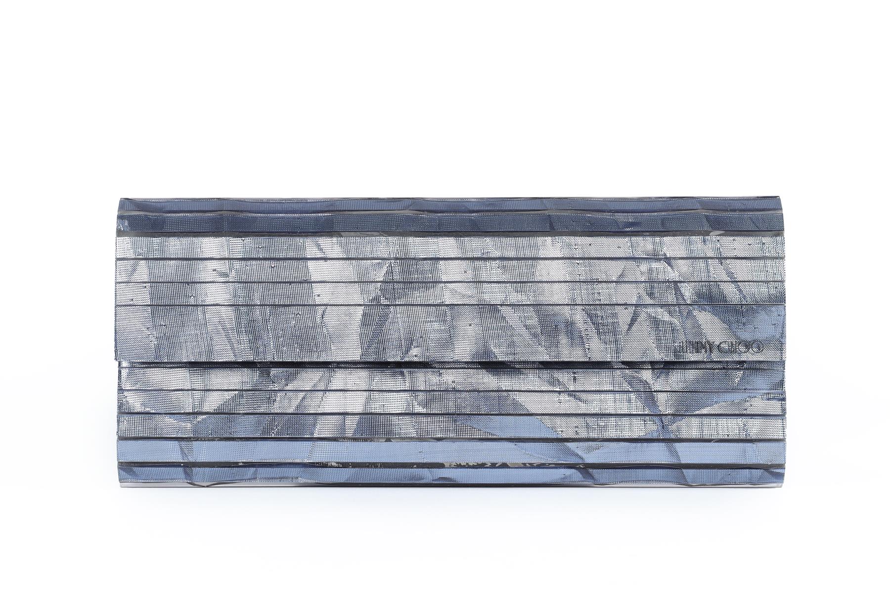 JIMMY CHOO BLUE SWEETIE ACRYLIC CLUTCH - Image 2