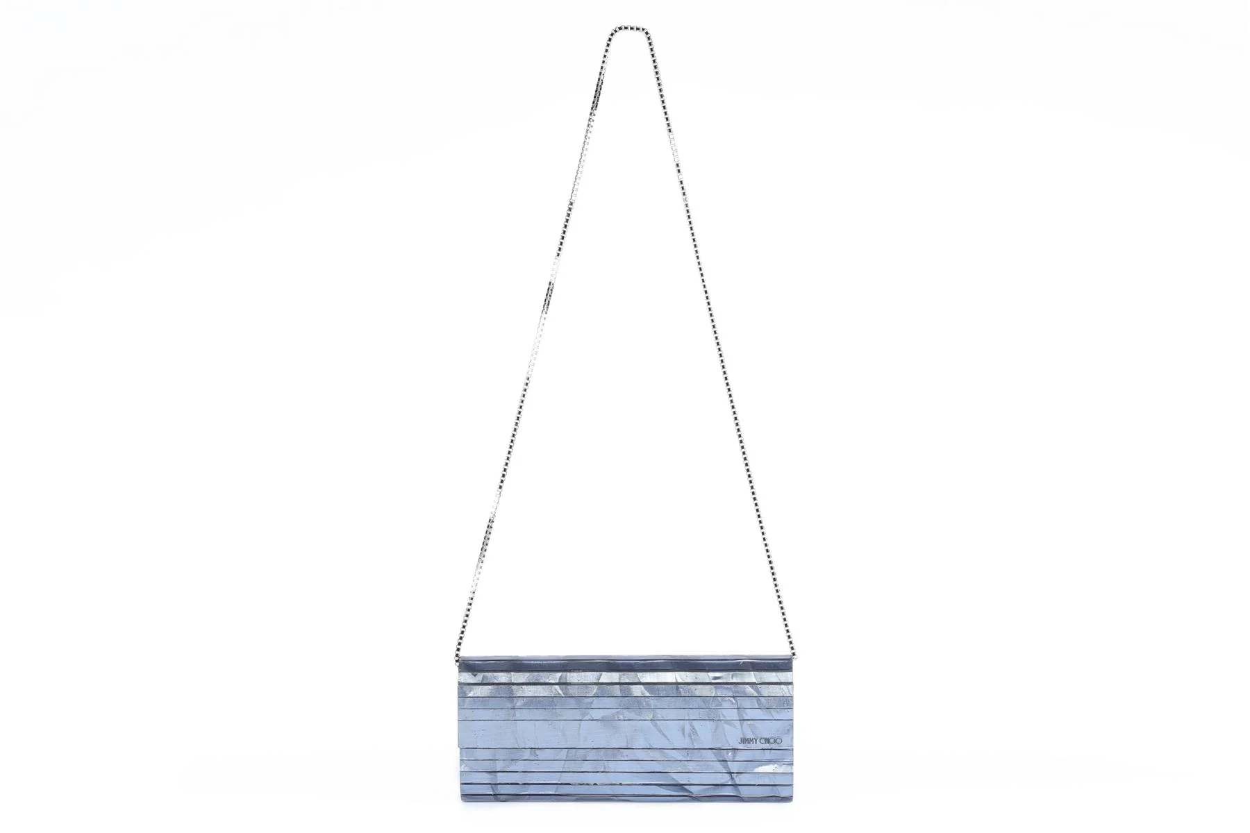 JIMMY CHOO BLUE SWEETIE ACRYLIC CLUTCH - Image 3