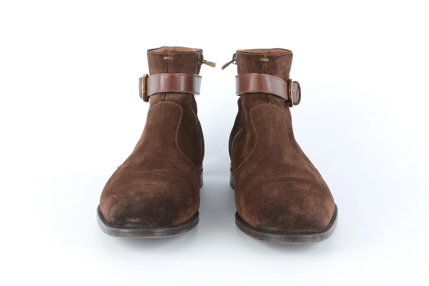 JIMMY CHOO BROWN MEN'S SUEDE ANKLE BOOTS EU 42 UK 8 US 9 - Image 3