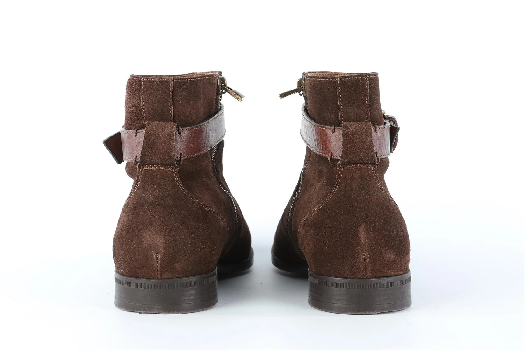JIMMY CHOO BROWN MEN'S SUEDE ANKLE BOOTS EU 42 UK 8 US 9 - Image 5
