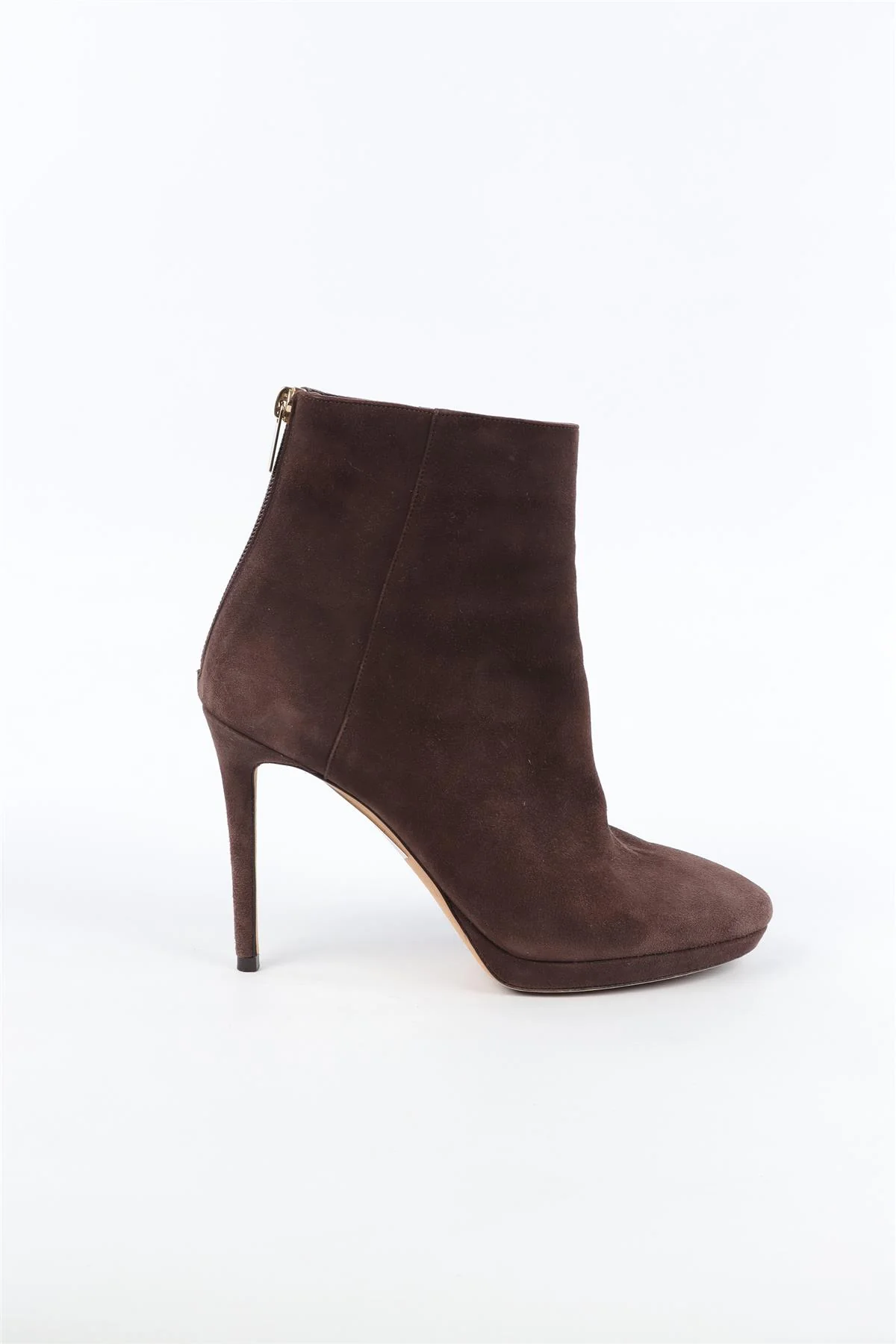 JIMMY CHOO BROWN SUEDE ANKLE BOOTS EU 38 UK 5 US 8 - Image 2