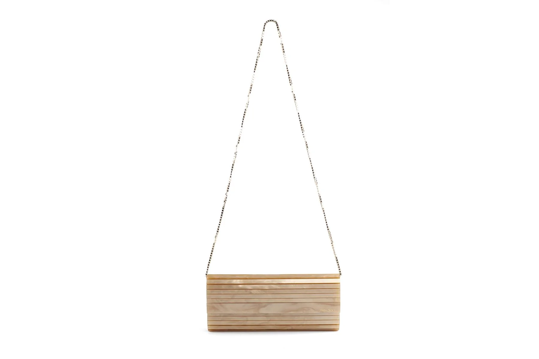 JIMMY CHOO GOLD ACETATE CLUTCH - Image 3