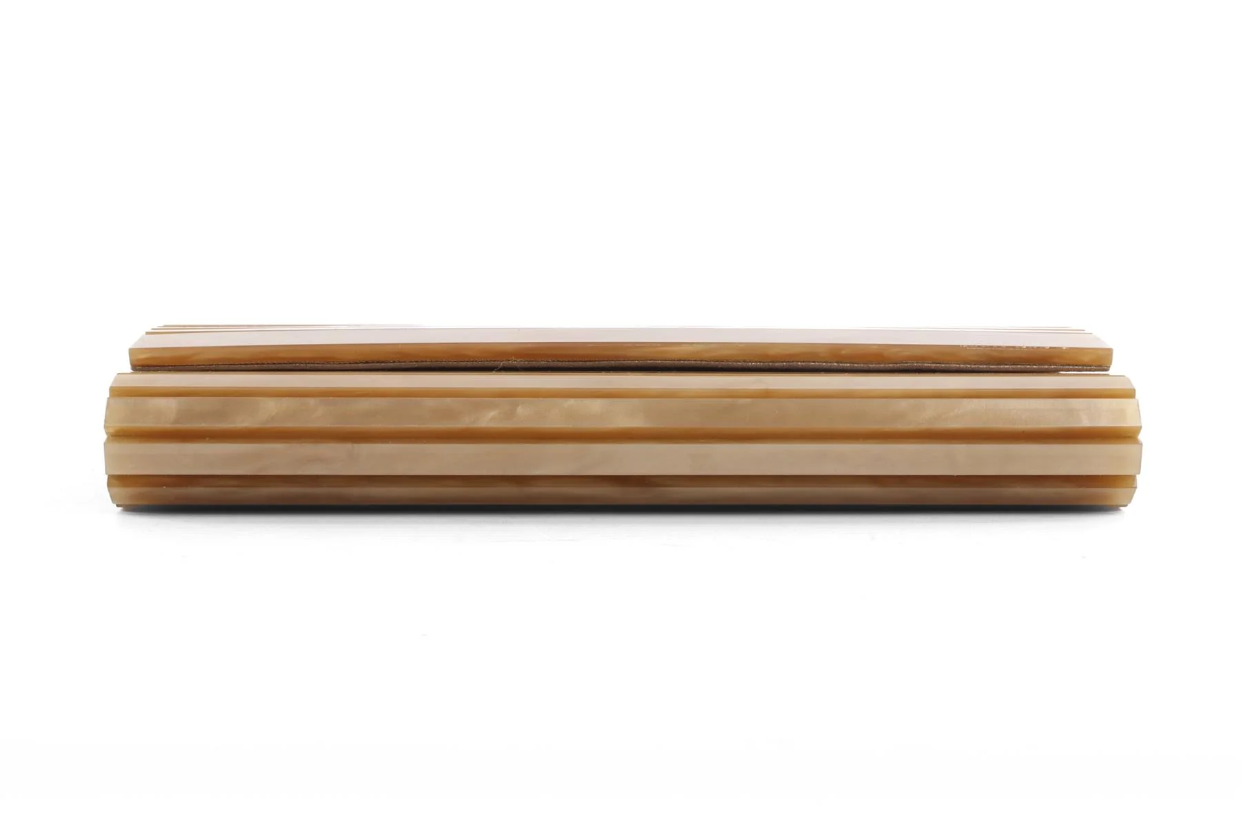 JIMMY CHOO GOLD ACETATE CLUTCH - Image 7