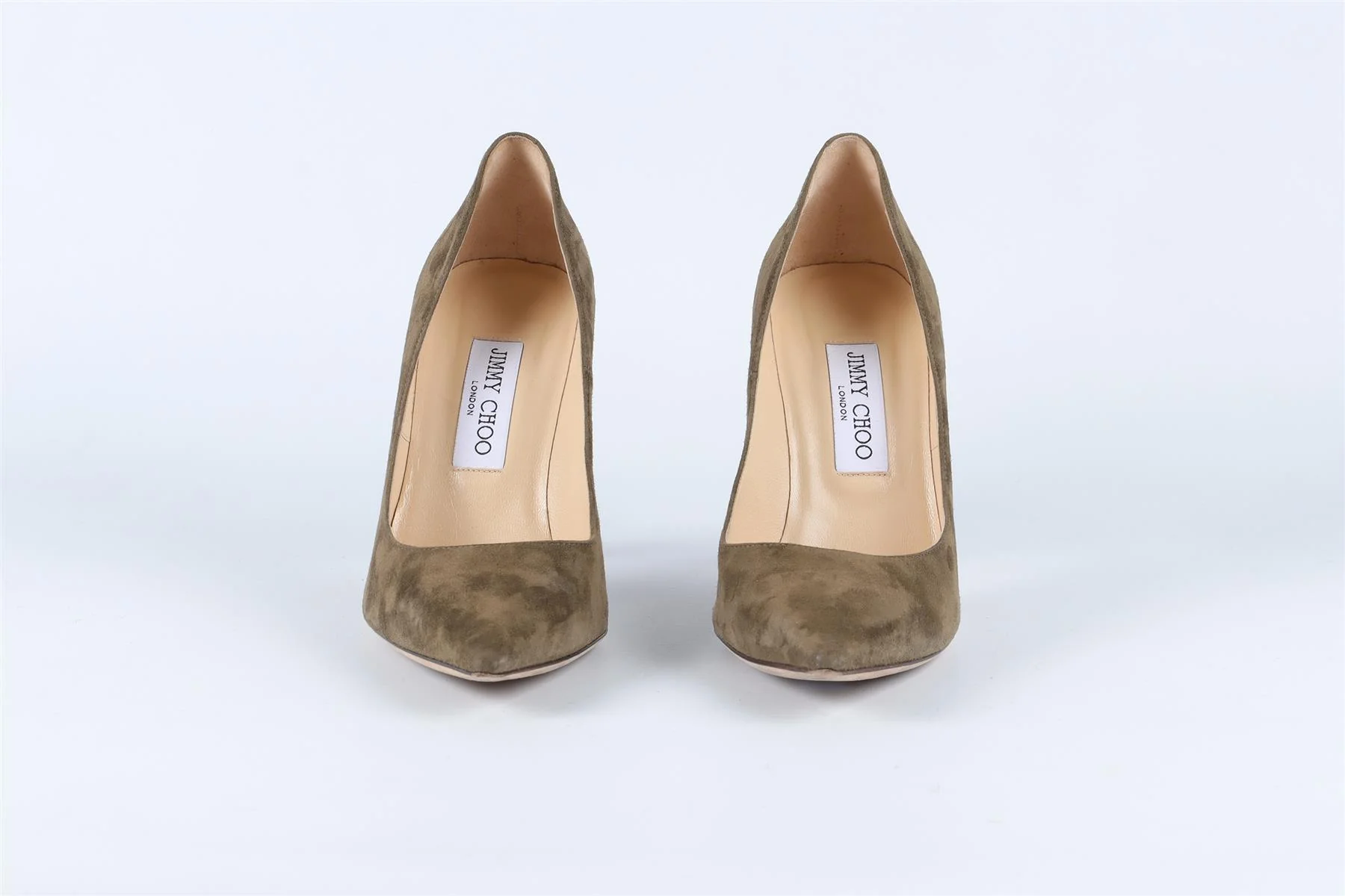 JIMMY CHOO GREEN SUEDE PUMPS EU 38.5 UK 5.5 US 8.5 - Image 3