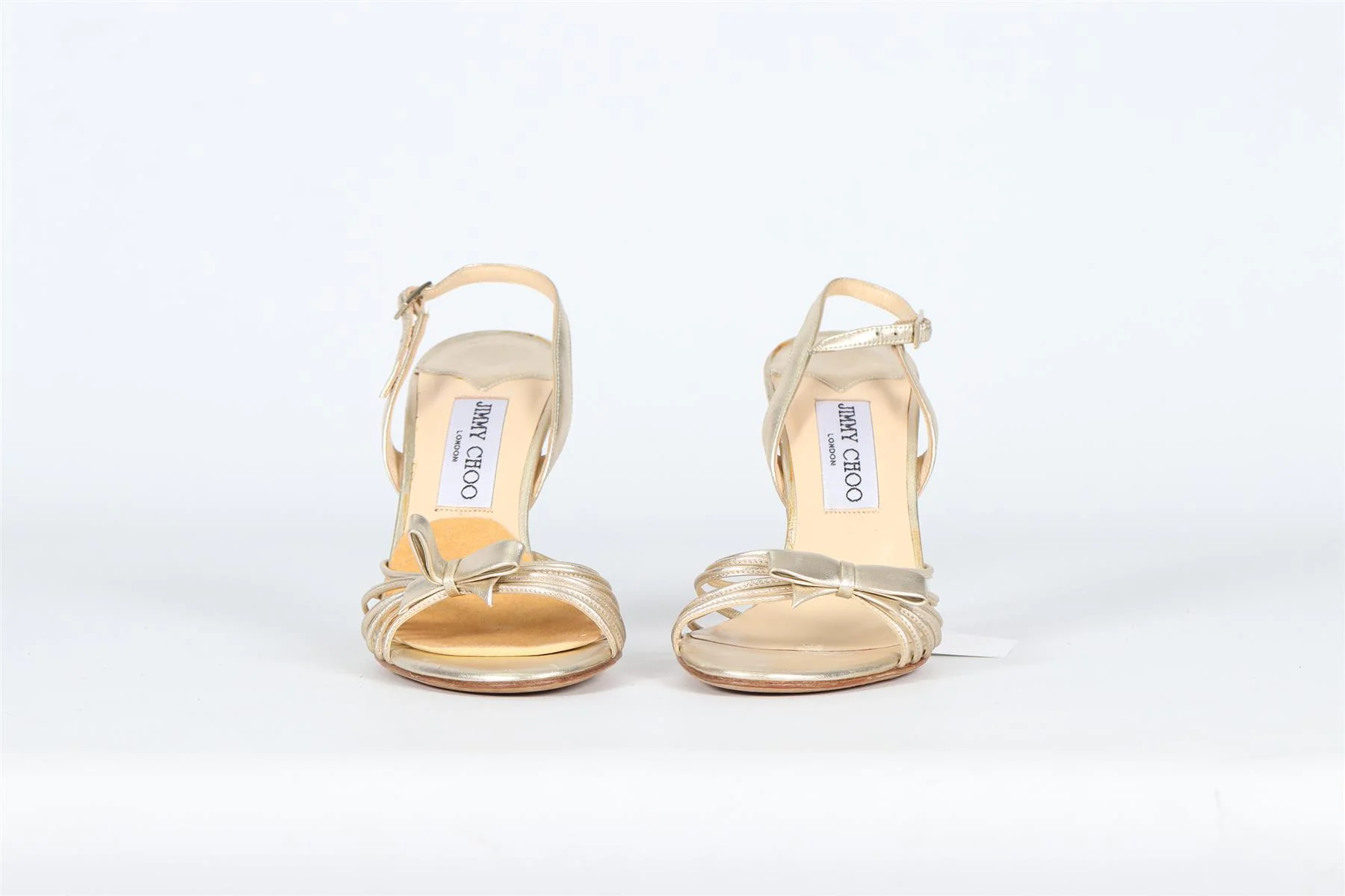 JIMMY CHOO LEATHER SANDALS EU 36.5 UK 3.5 US 6.5 - Image 3