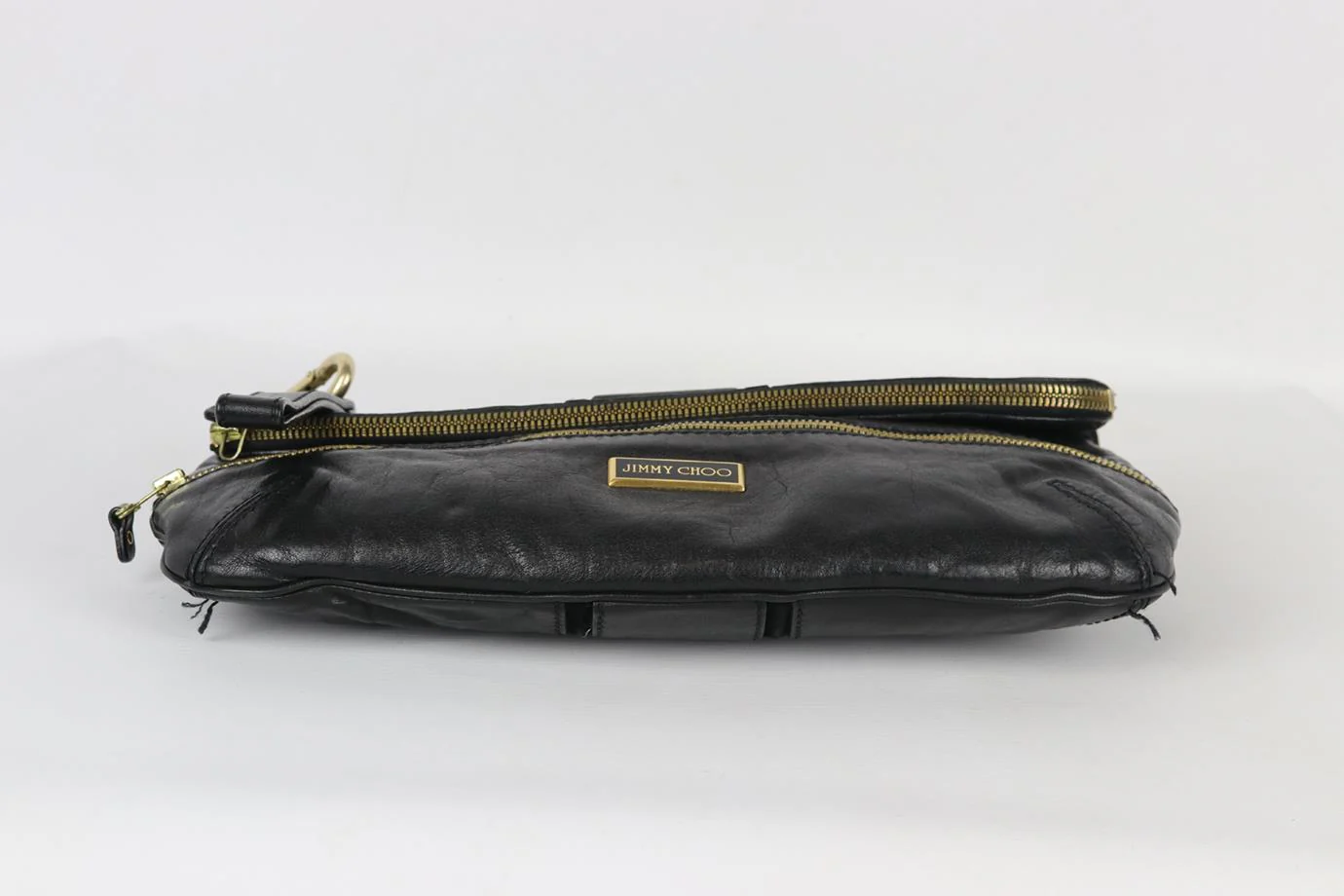 JIMMY CHOO MARIN LEATHER CLUTCH - Image 4