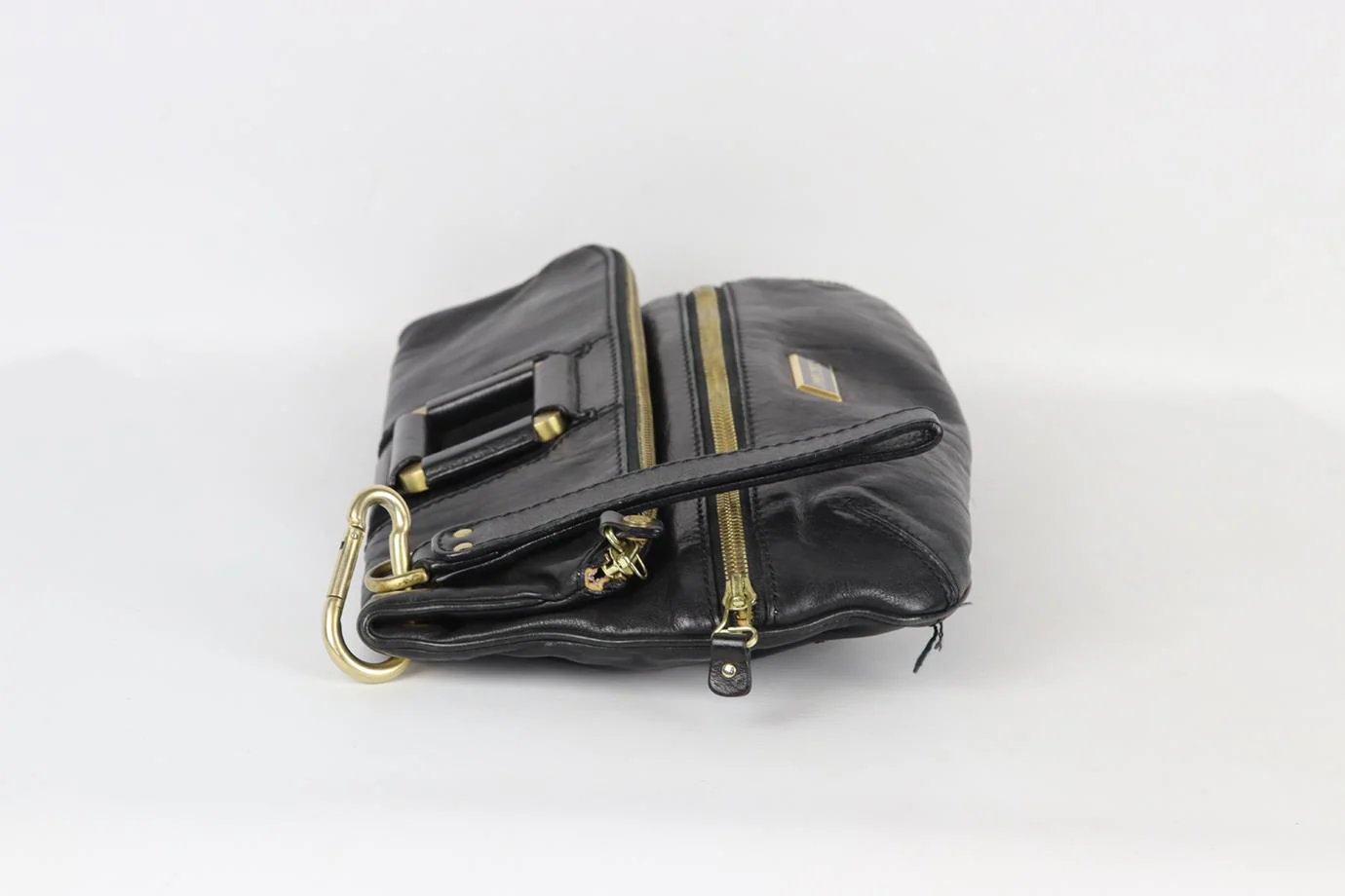 JIMMY CHOO MARIN LEATHER CLUTCH - Image 6