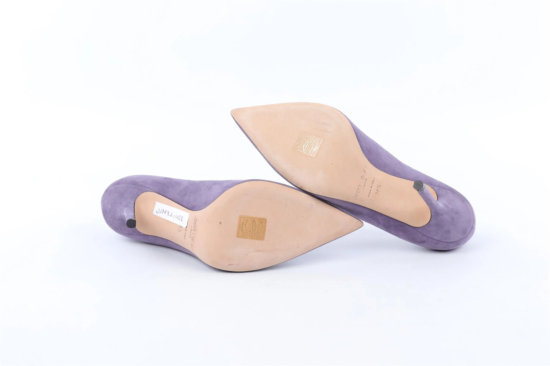 JIMMY CHOO PURPLE SUEDE PUMPS EU 38.5 UK 5.5 US 8.5 - Image 7