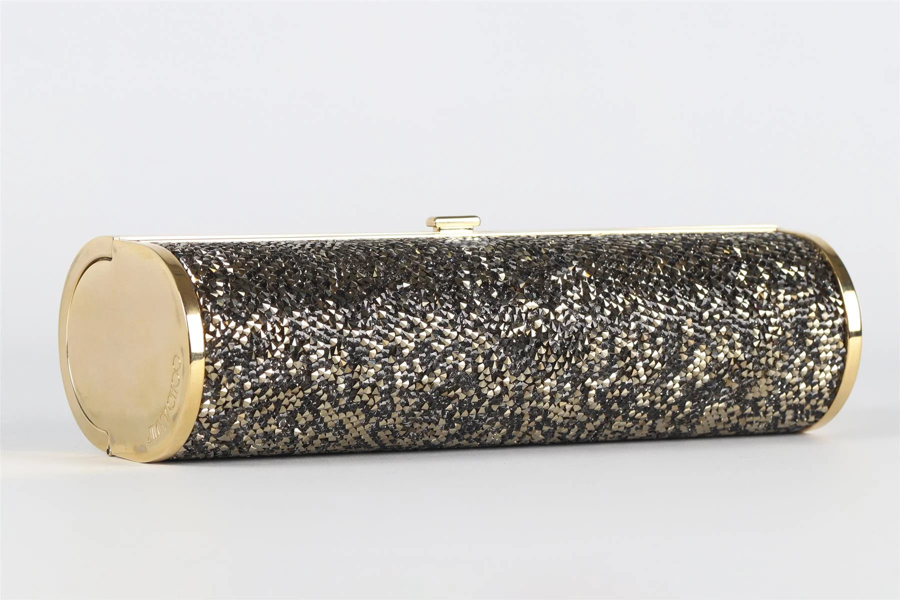 JIMMY CHOO SILVER CRYSTAL AND METAL CLUTCH - Image 12