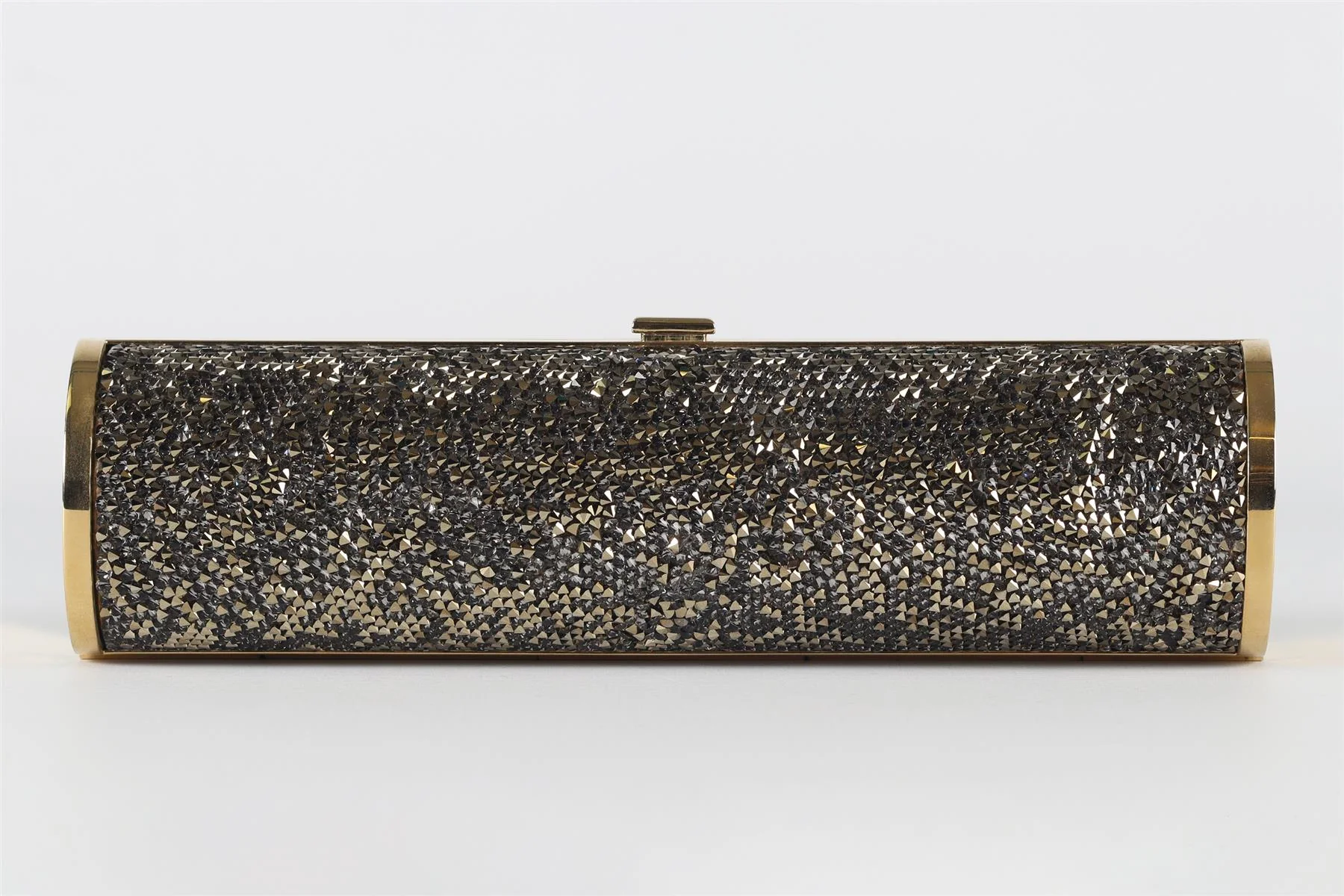 JIMMY CHOO SILVER CRYSTAL AND METAL CLUTCH - Image 6