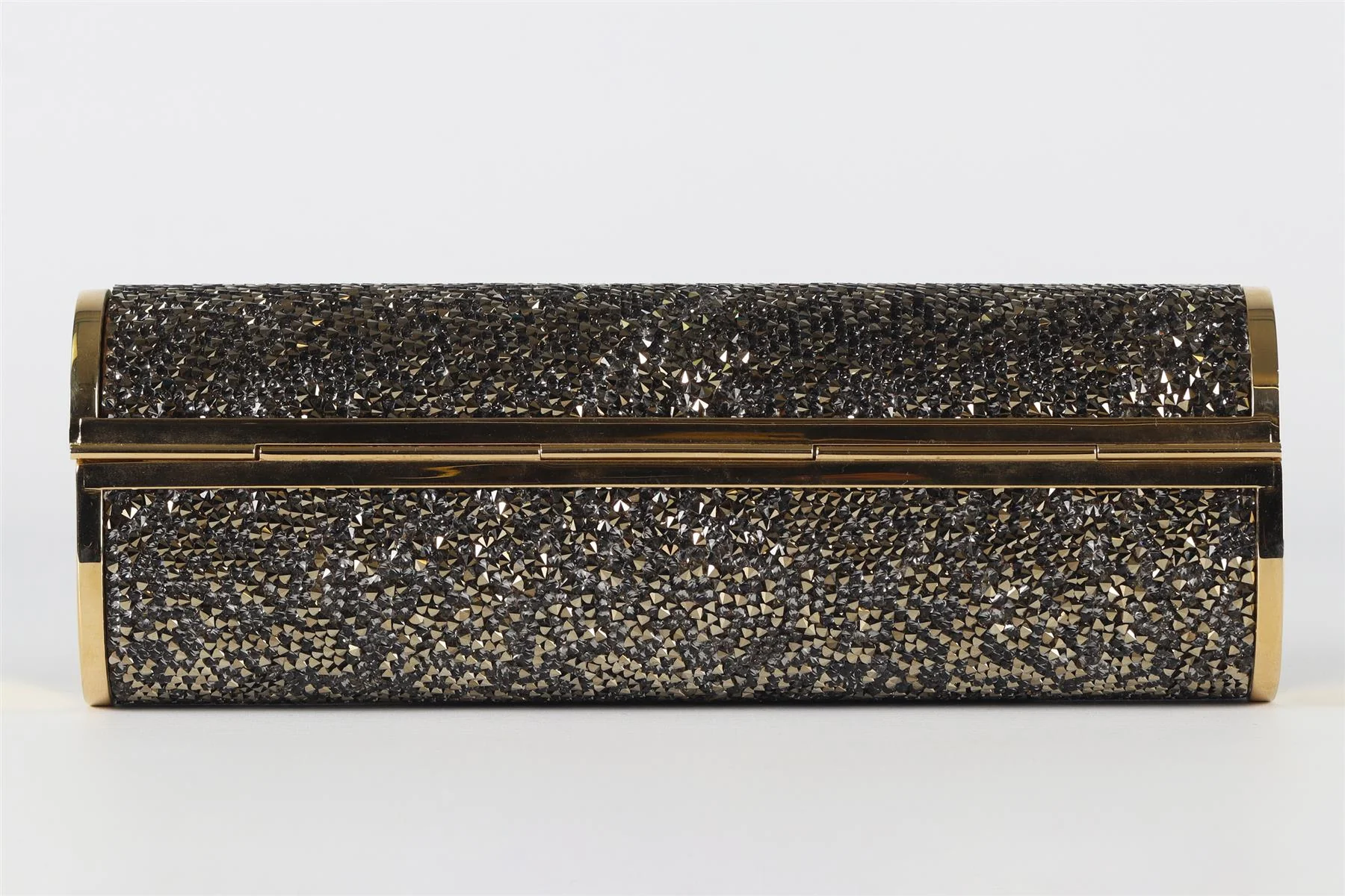 JIMMY CHOO SILVER CRYSTAL AND METAL CLUTCH - Image 7
