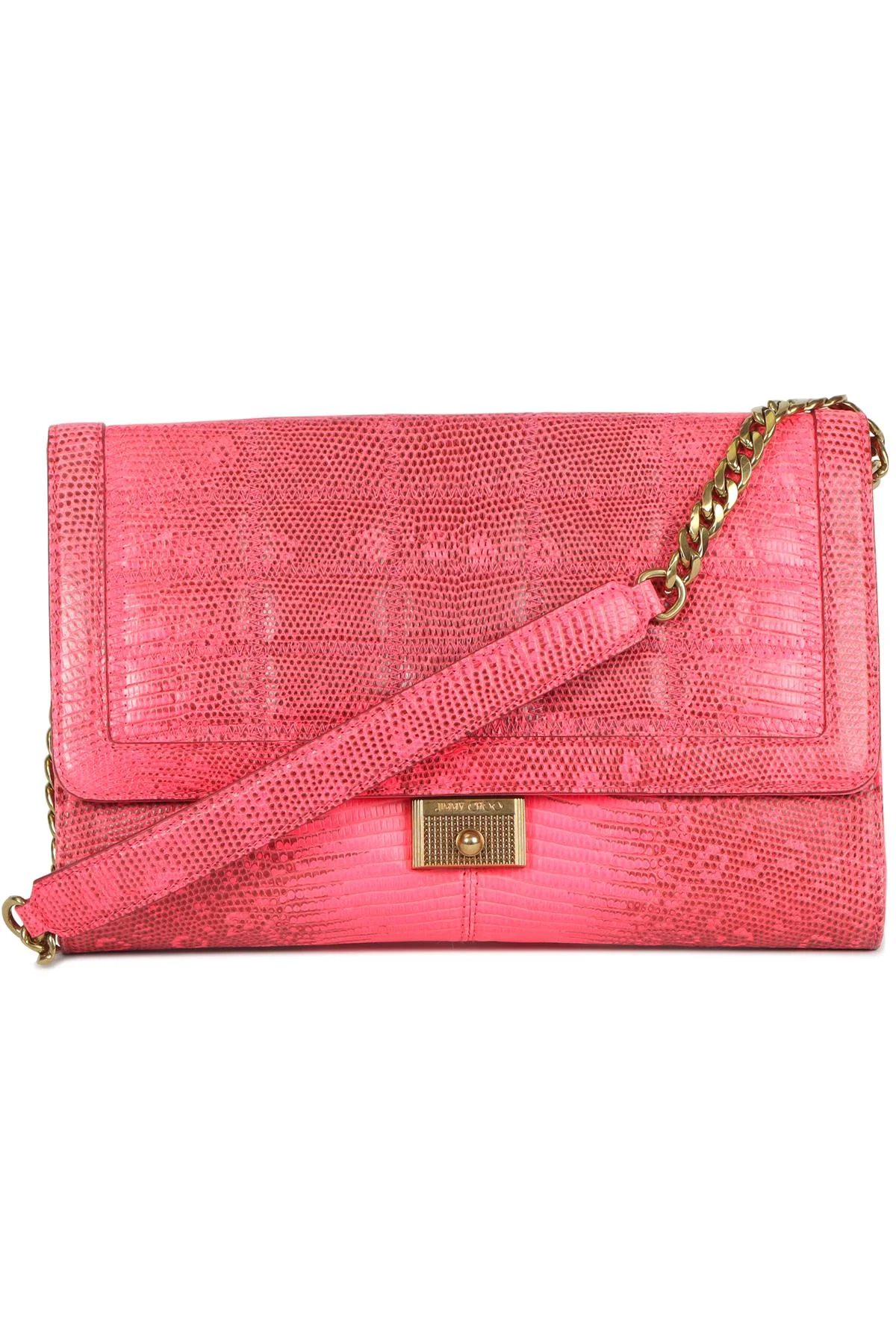 JIMMY CHOO SNAKE EFFECT SHOULDER BAG - Image 12