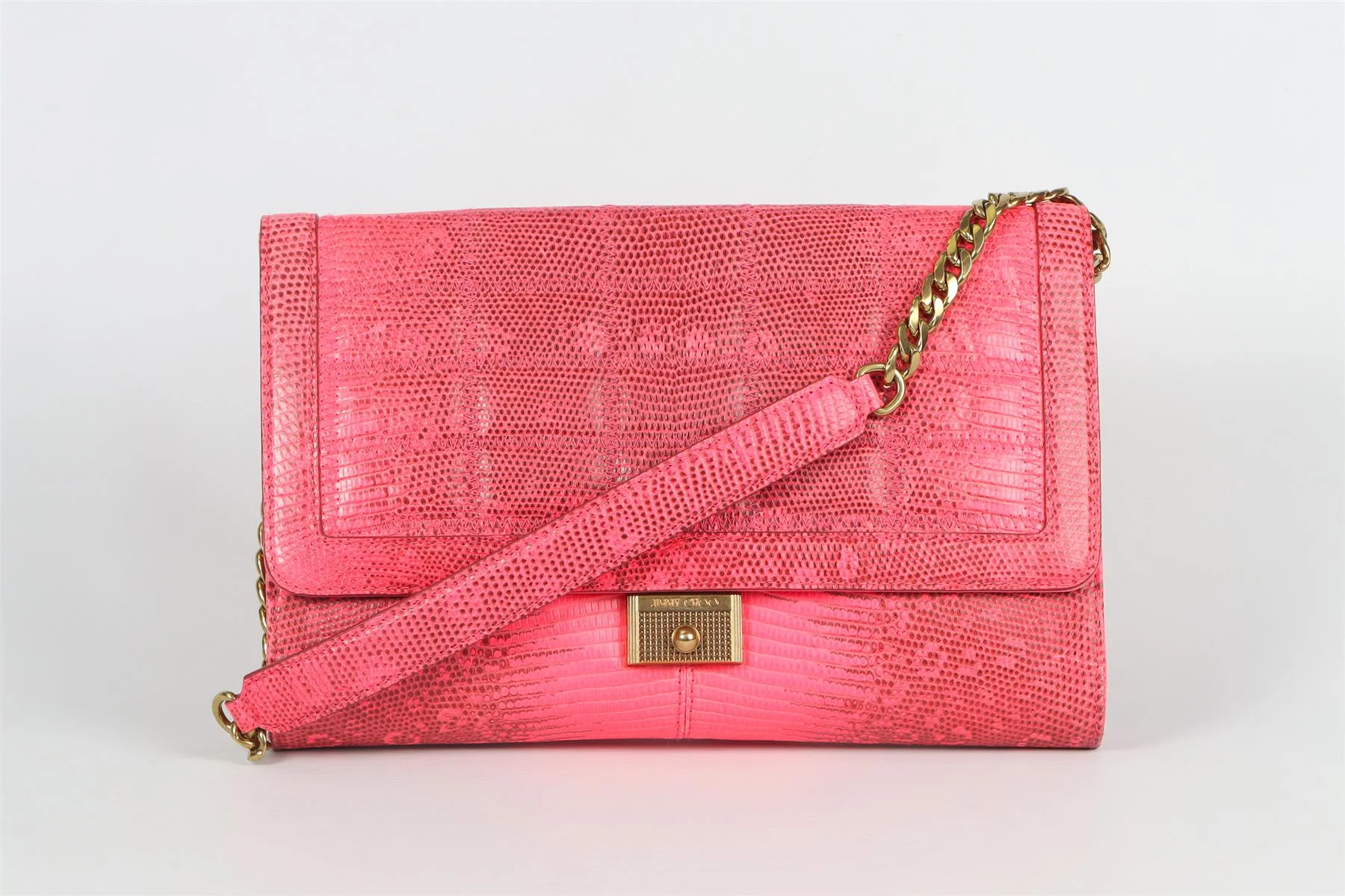 JIMMY CHOO SNAKE EFFECT SHOULDER BAG - Image 13