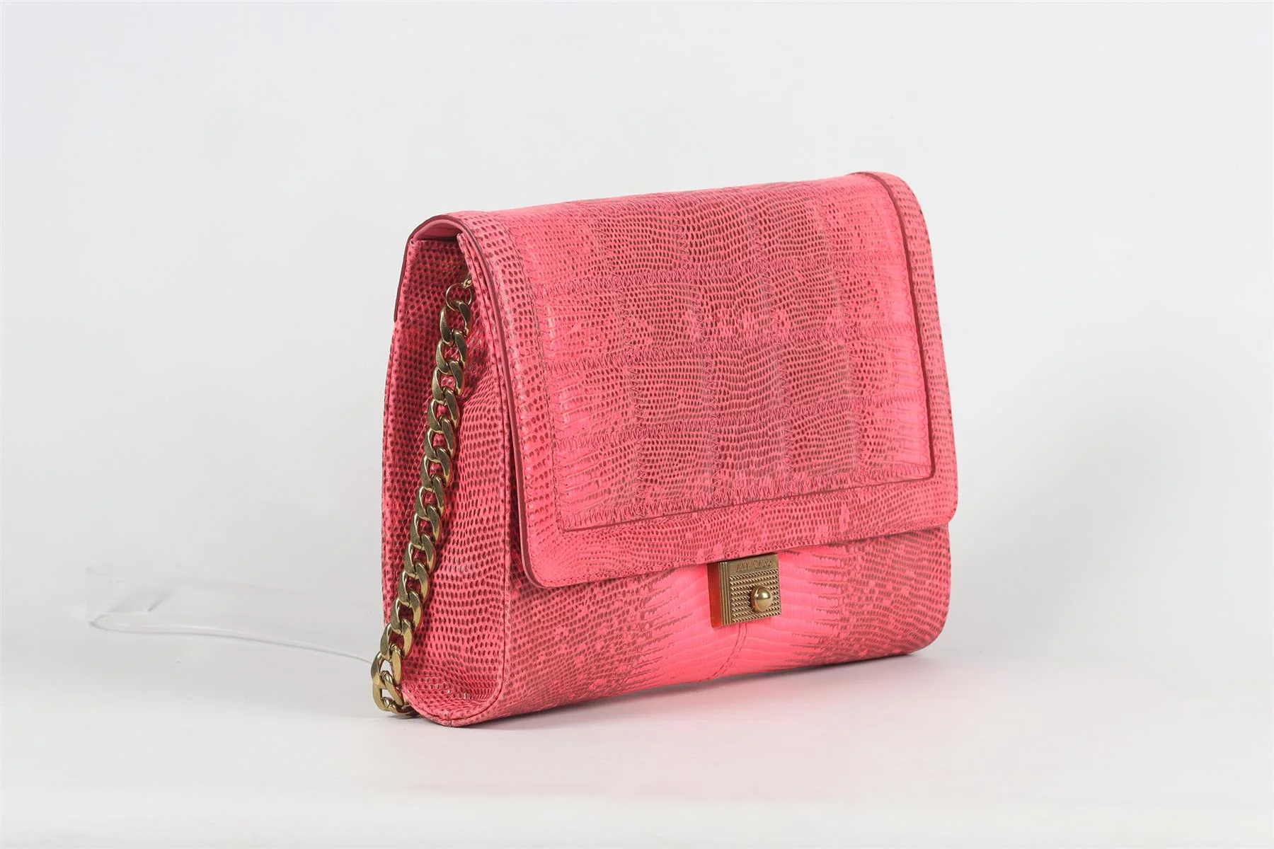 JIMMY CHOO SNAKE EFFECT SHOULDER BAG - Image 4