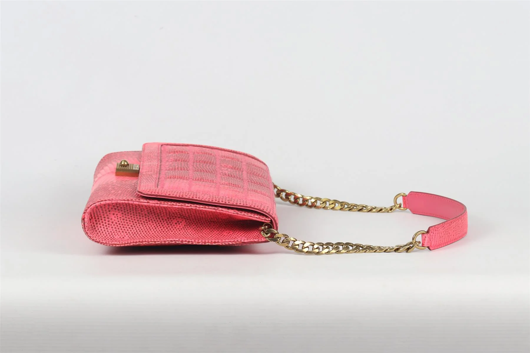 JIMMY CHOO SNAKE EFFECT SHOULDER BAG - Image 6