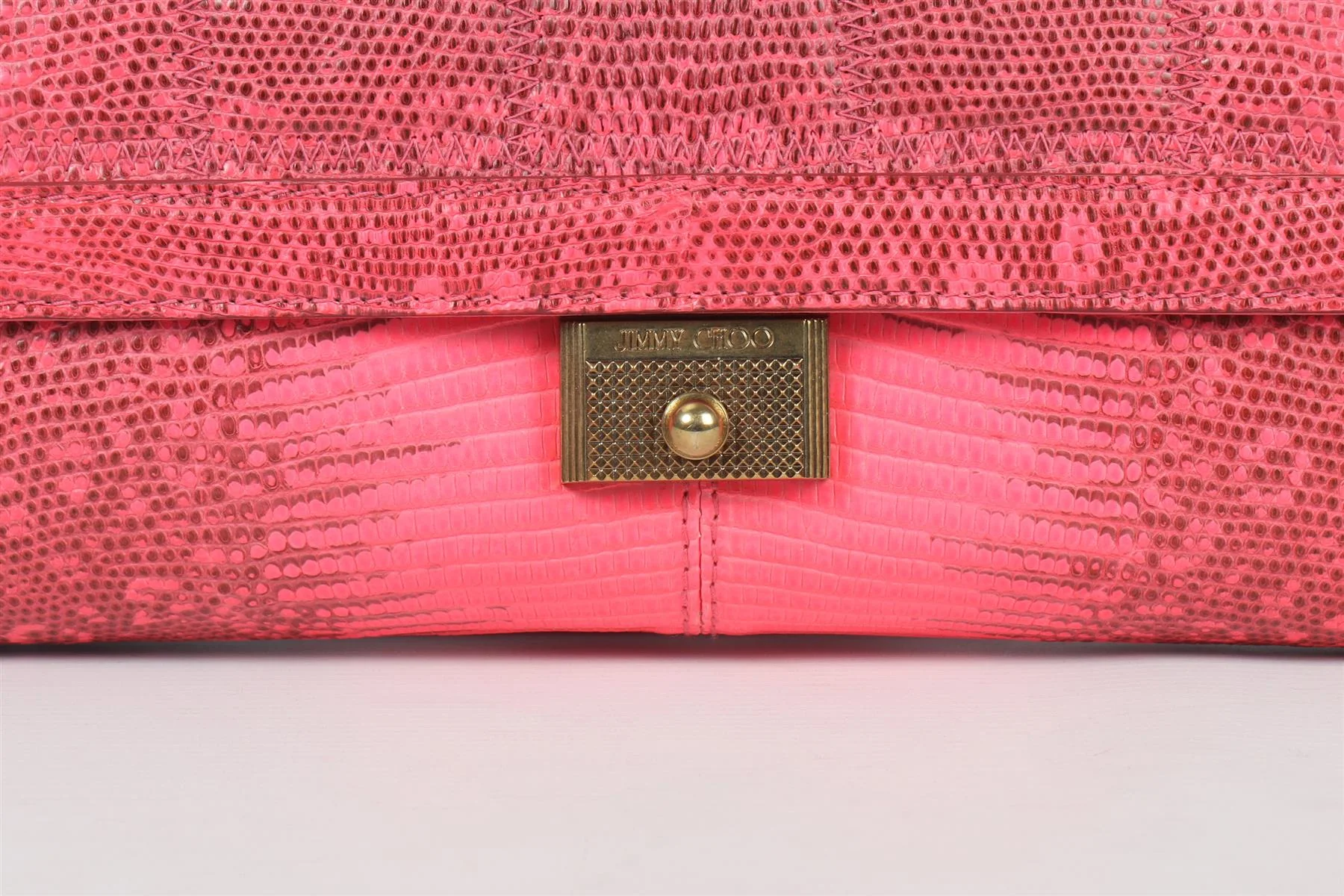 JIMMY CHOO SNAKE EFFECT SHOULDER BAG - Image 9