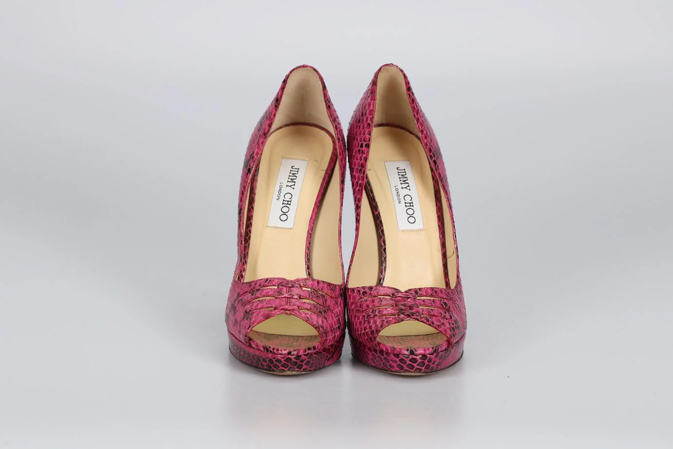 JIMMY CHOO SNAKESKIN PUMPS EU 38.5 UK 5.5 US 8.5 - Image 3
