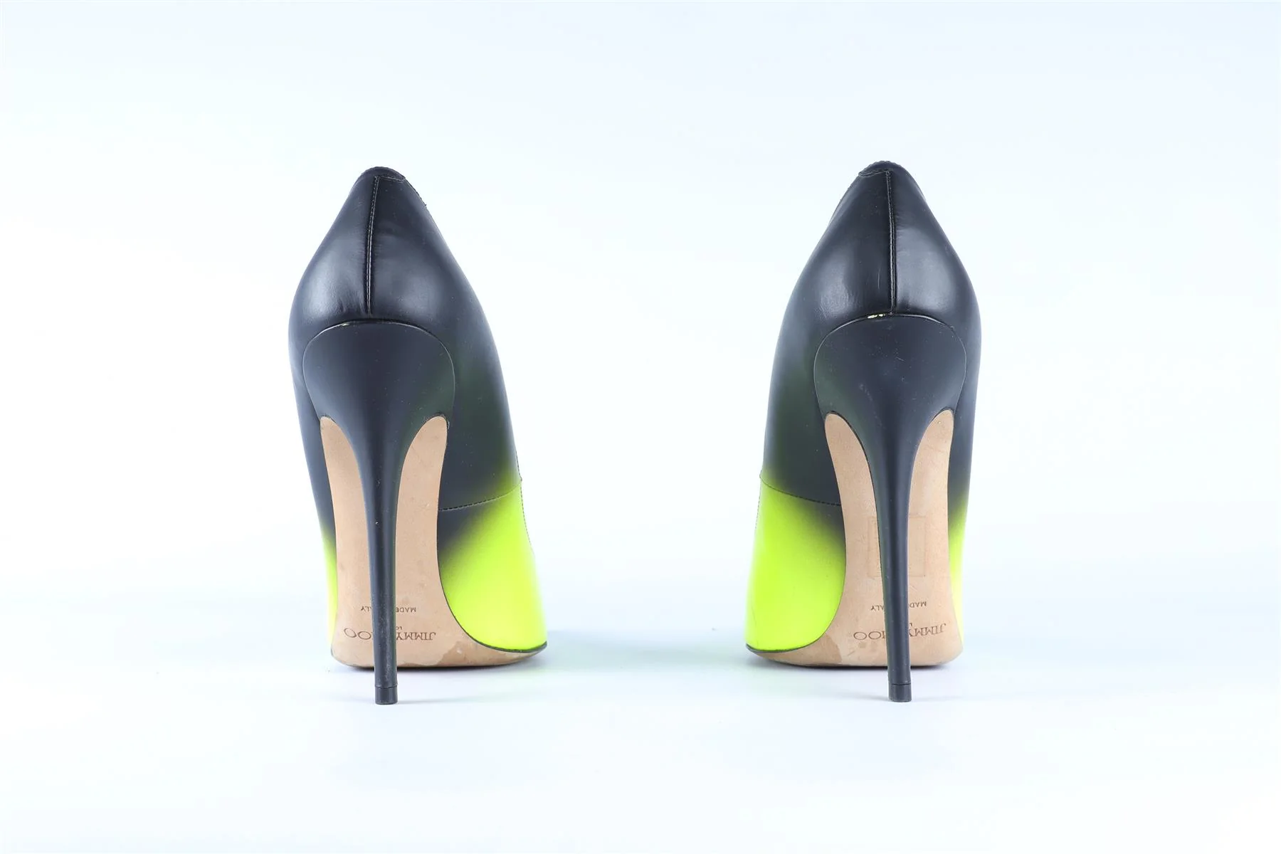 JIMMY CHOO YELLOW LEATHER PUMPS EU 40 UK 7 US 10 - Image 5