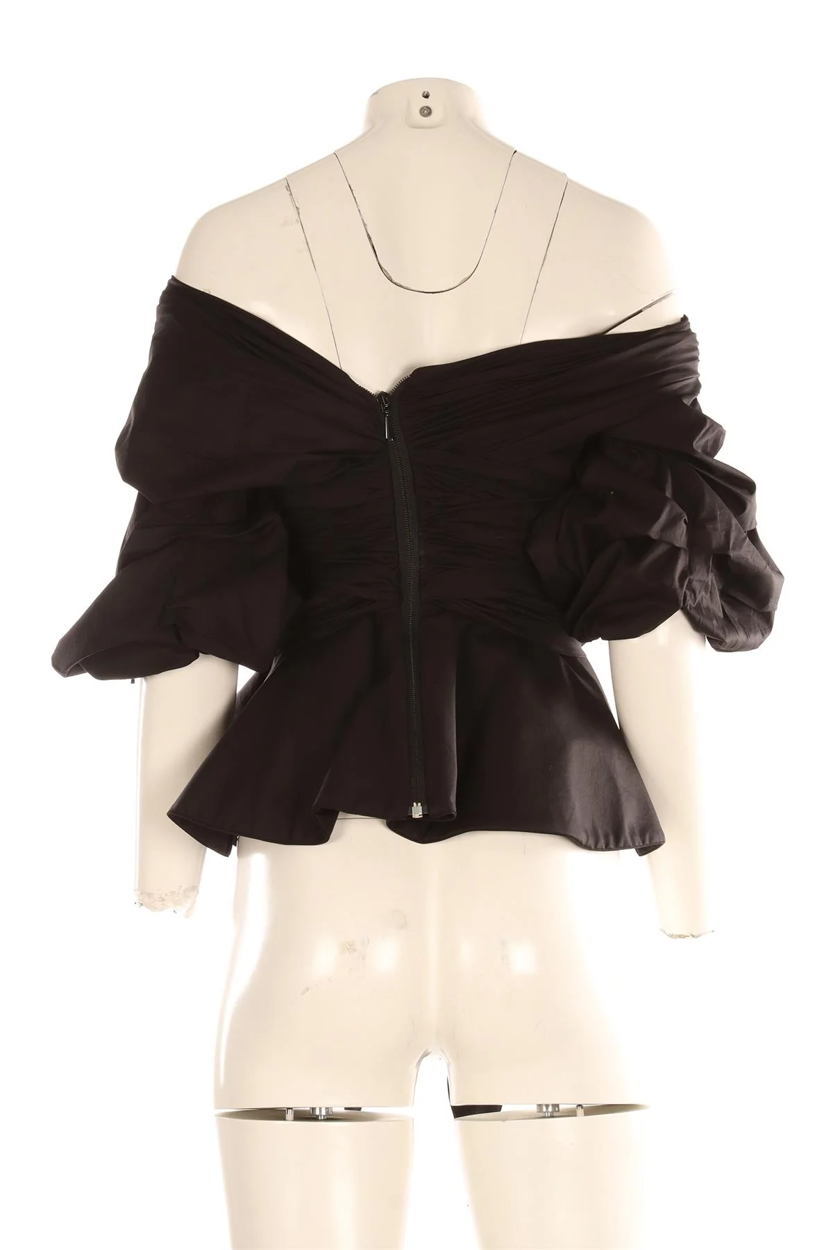 JOHANNA ORTIZ BLACK COTTON TOP US 2 UK 6 - Image 4