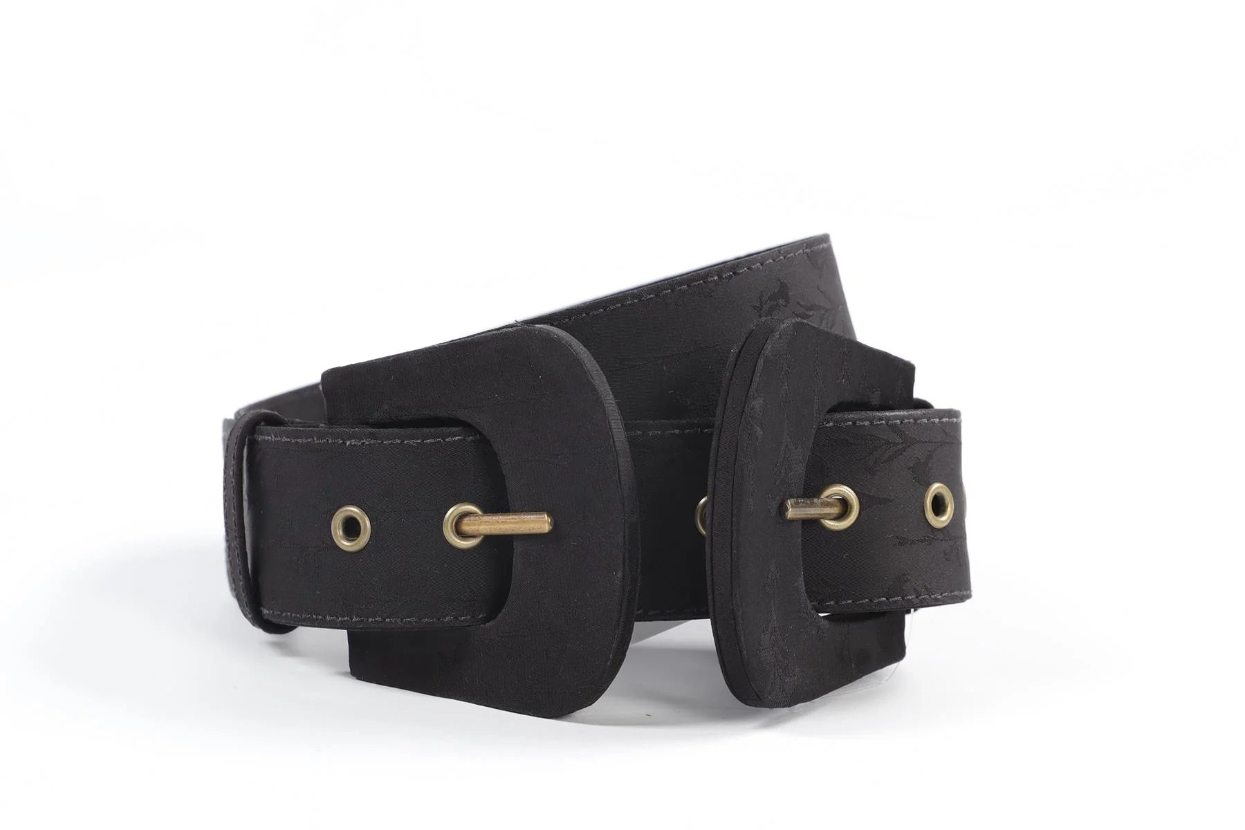 JOHANNA ORTIZ BLACK SATIN WAIST BELT US 6 UK 10 - Image 2