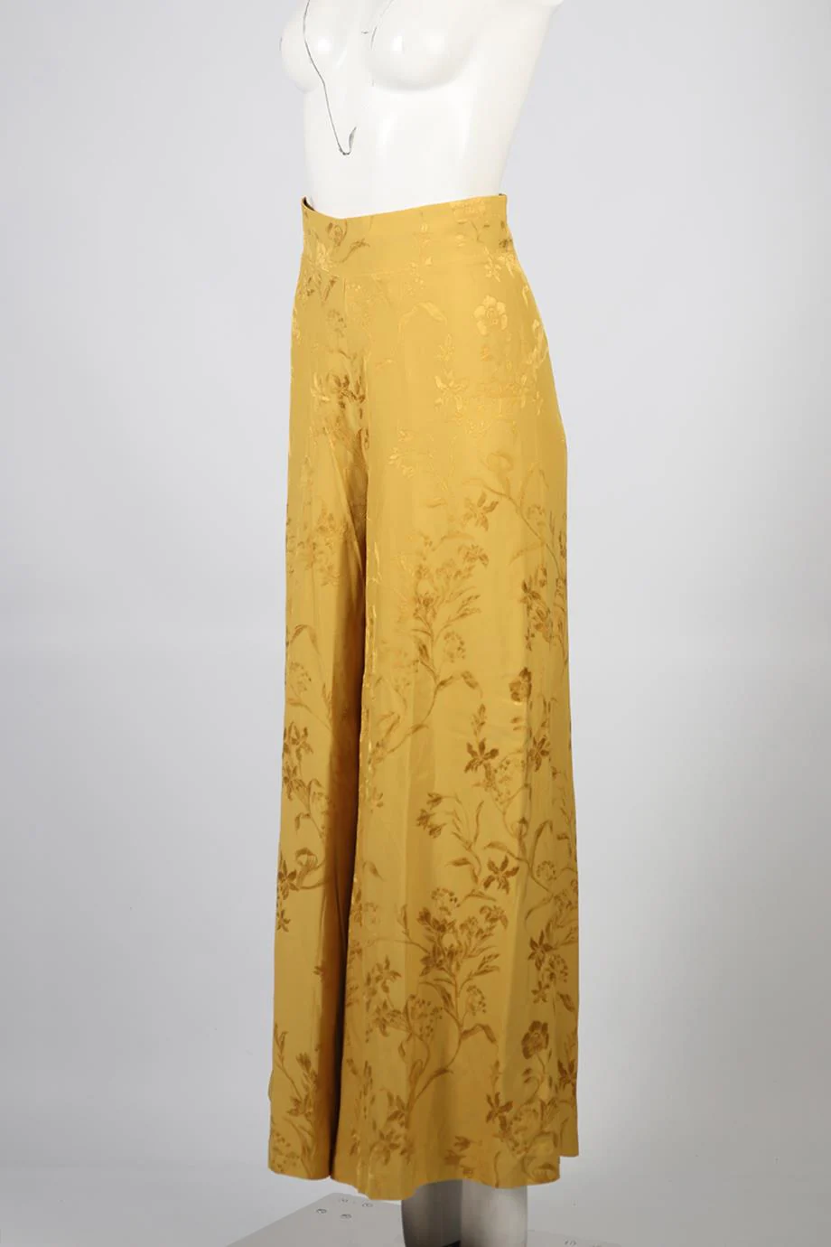 JOHANNA ORTIZ SATIN WIDE LEG PANTS US 2 UK 6 - Image 3