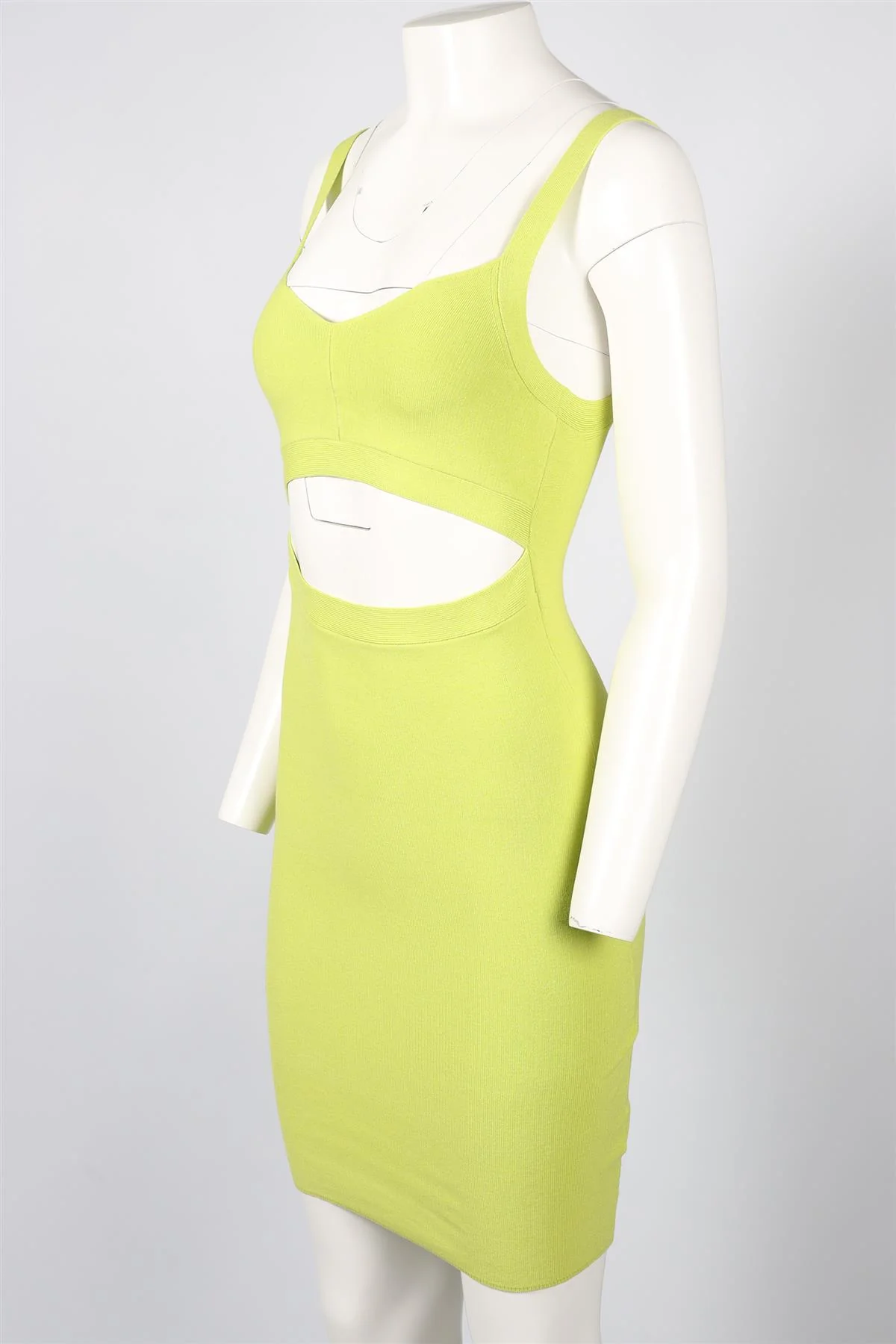 JOHN ELLIOTT GREEN KNIT MINI DRESS UK 8 - Image 3