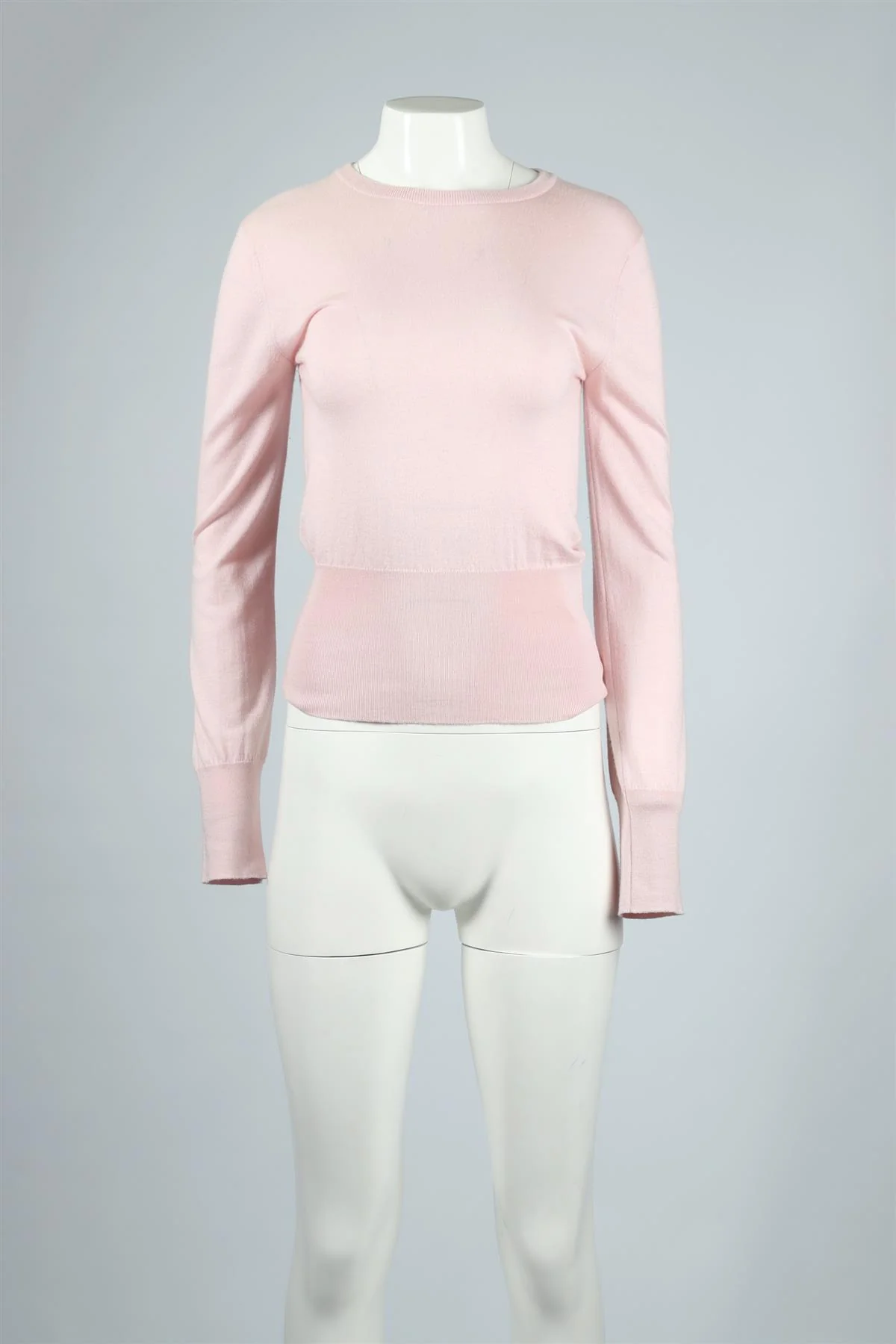 JOHN SMEDLEY + THE VAMPIRE'S WIFE PINK CASHMERE BLEND SWEATER SMALL - Image 2