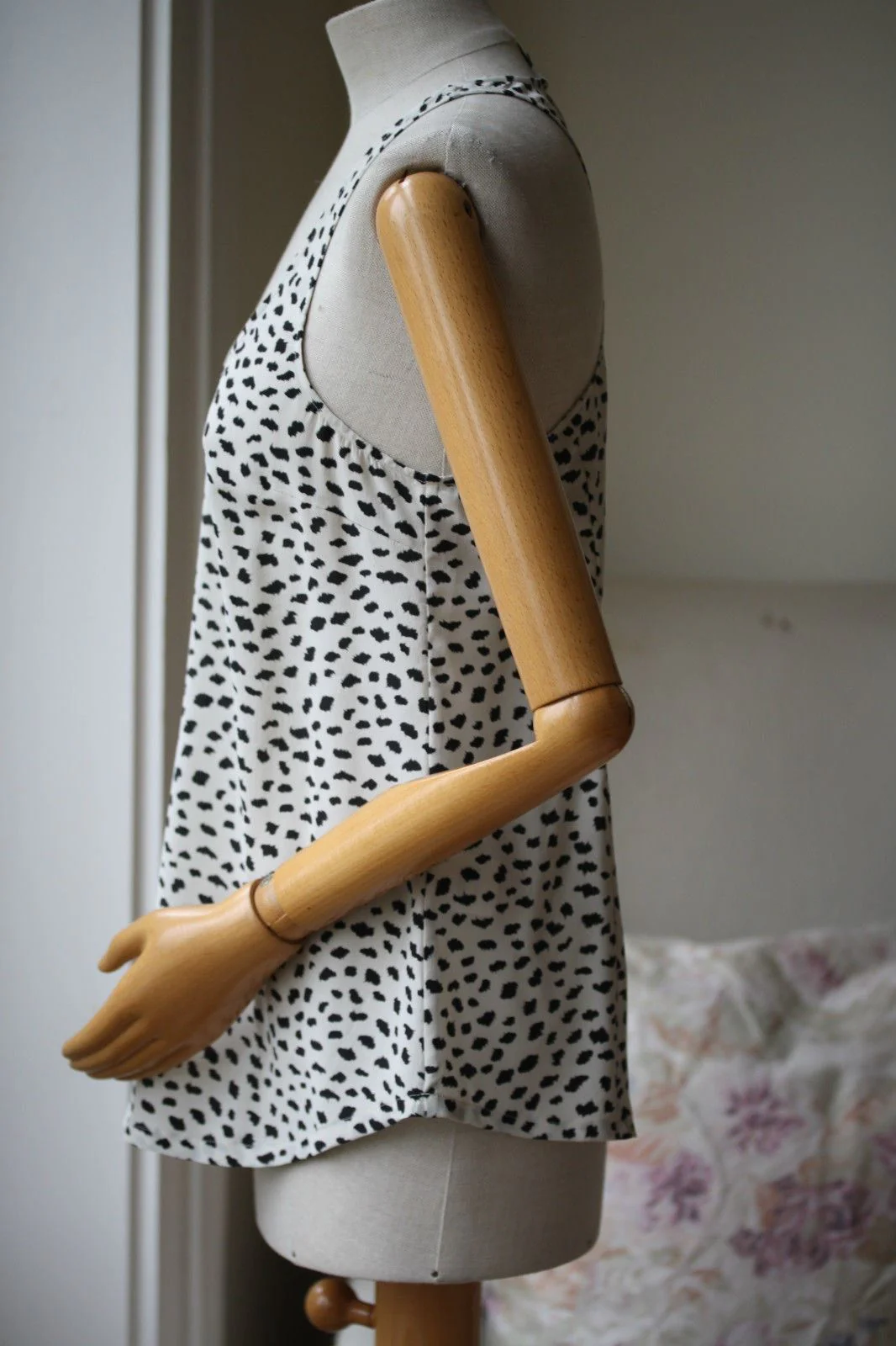 JOIE DREW SILK DOT TANK TOP SMALL - Image 4