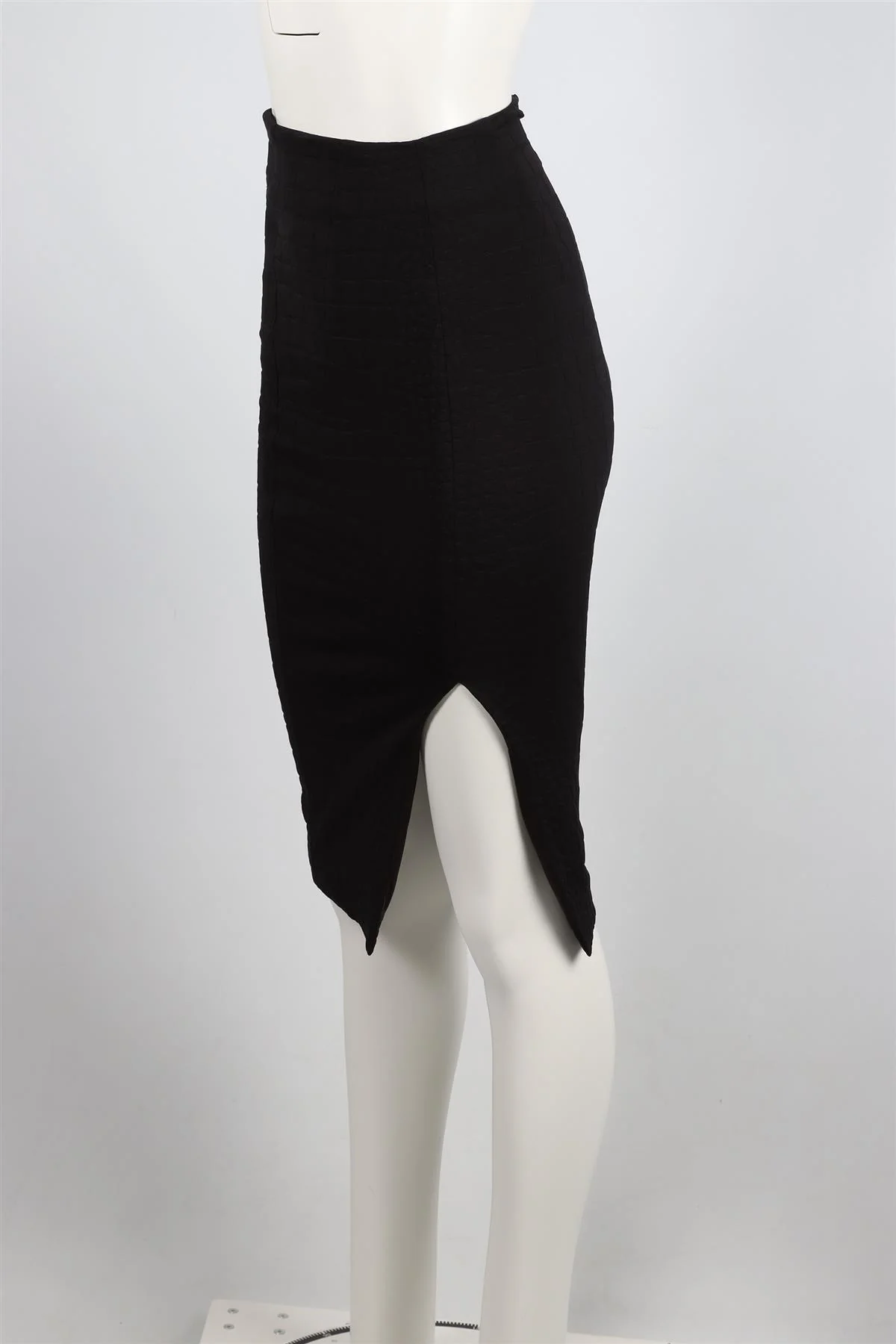 JONATHAN SIMKHAI BLACK KNIT MIDI SKIRT US 4 UK 6 - Image 3