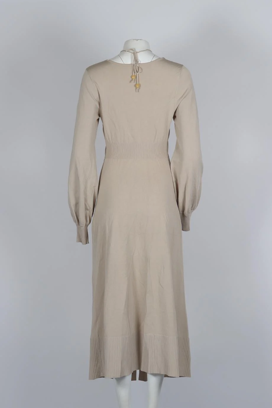 JONATHAN SIMKHAI CUTOUT STRETCH KNIT MIDI DRESS MEDIUM - Image 4
