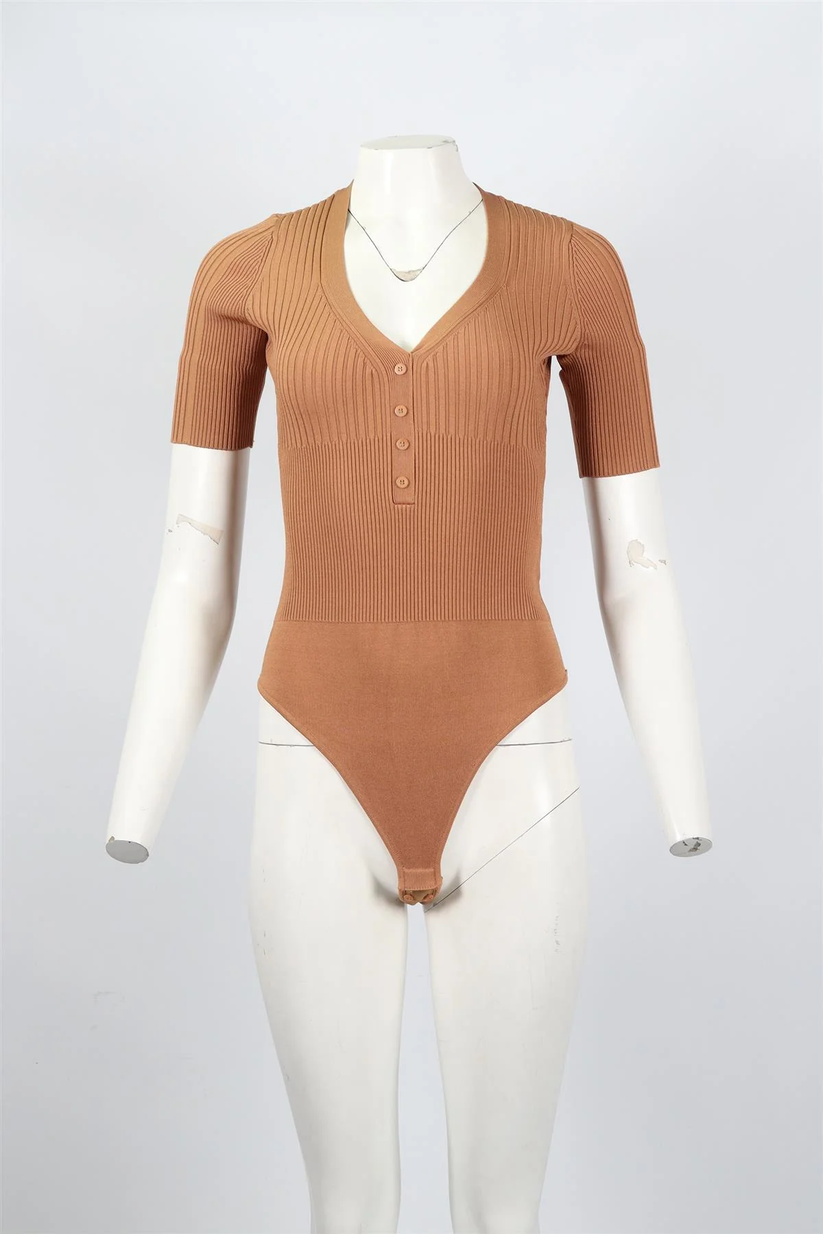 JONATHAN SIMKHAI KNIT BODYSUIT MEDIUM - Image 2