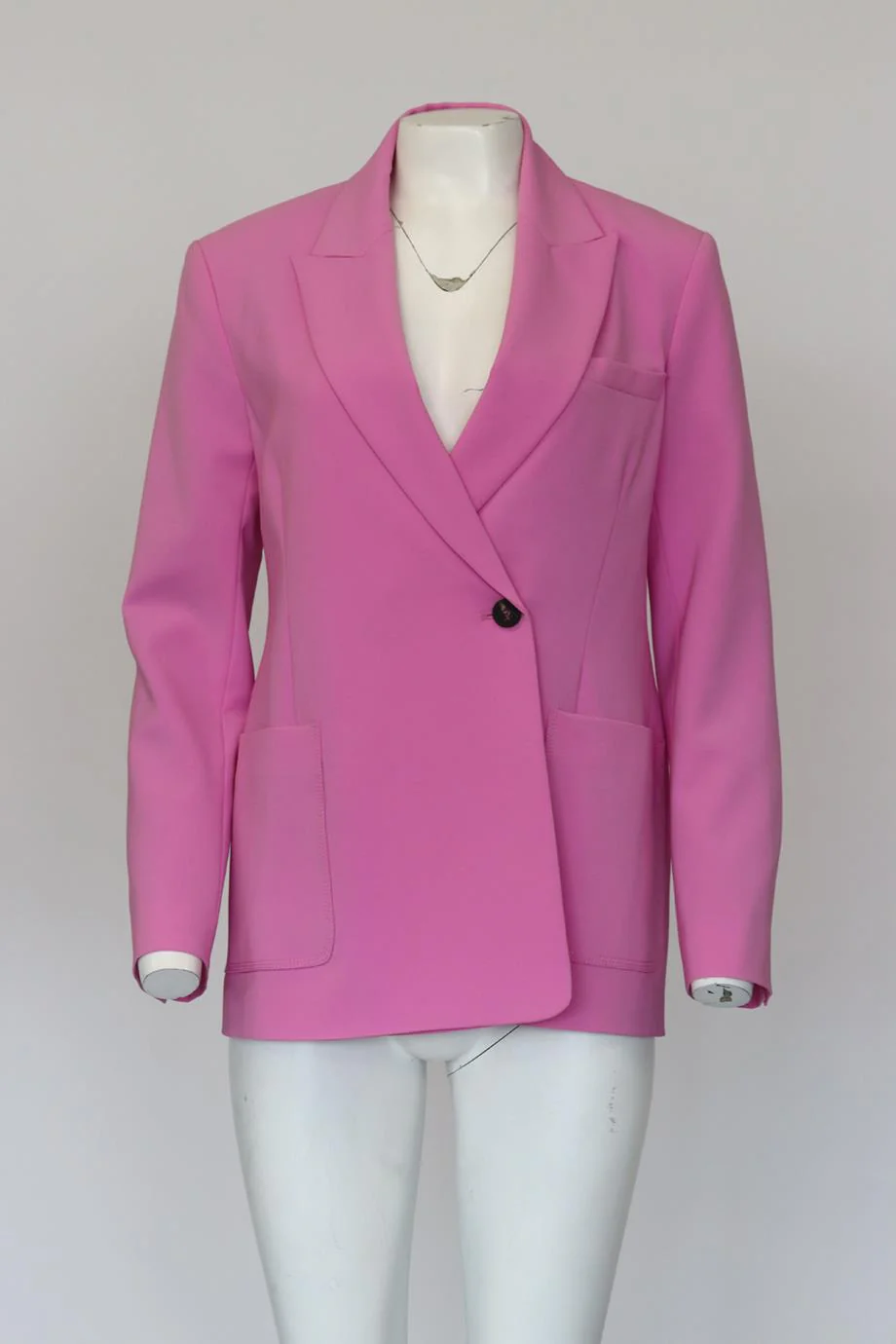 JONATHAN SIMKHAI OVERSIZED CREPE BLAZER US 4 UK 8 - Image 2