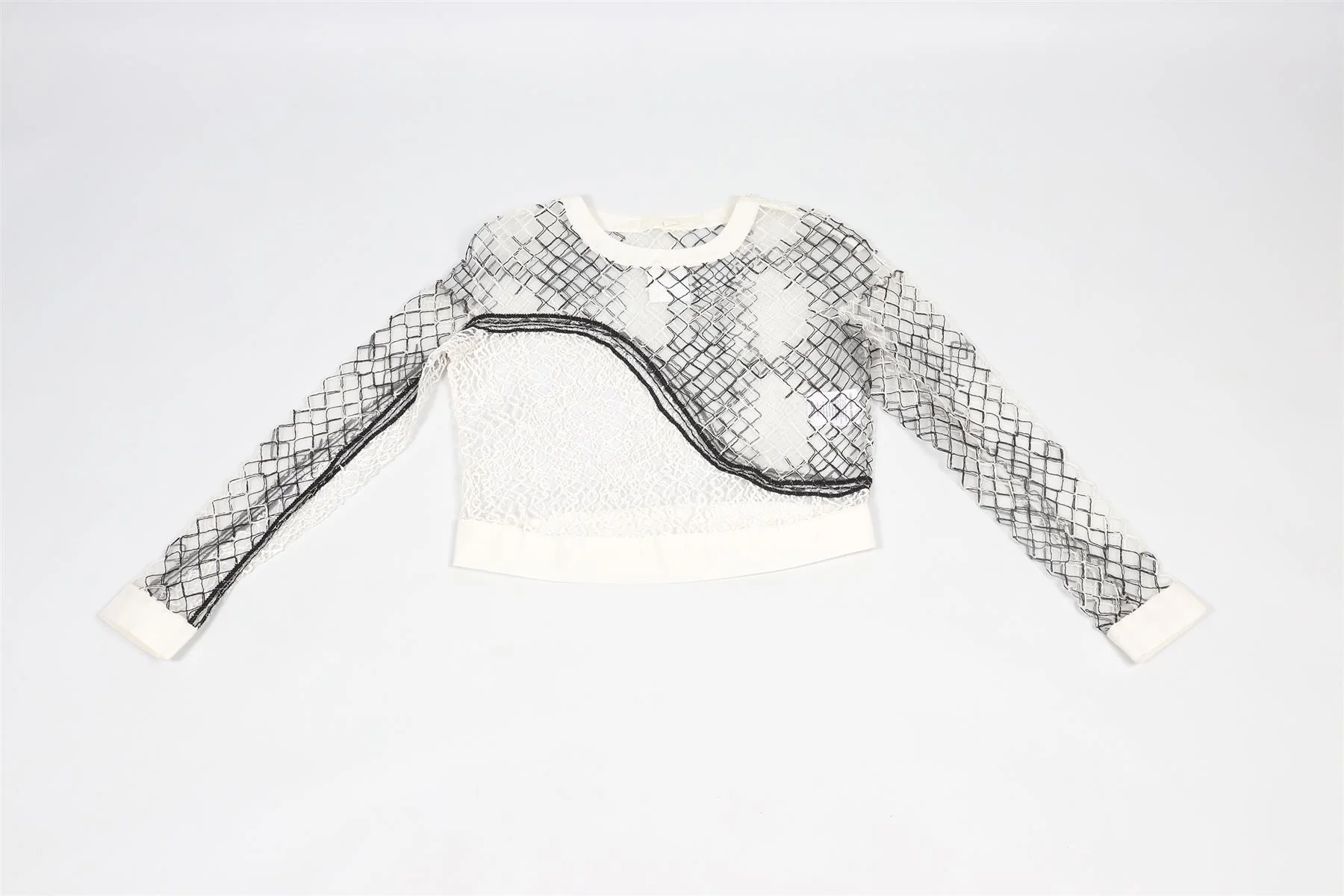 JONATHAN SIMKHAI WHITE COTTON TOP XSMALL - Image 2