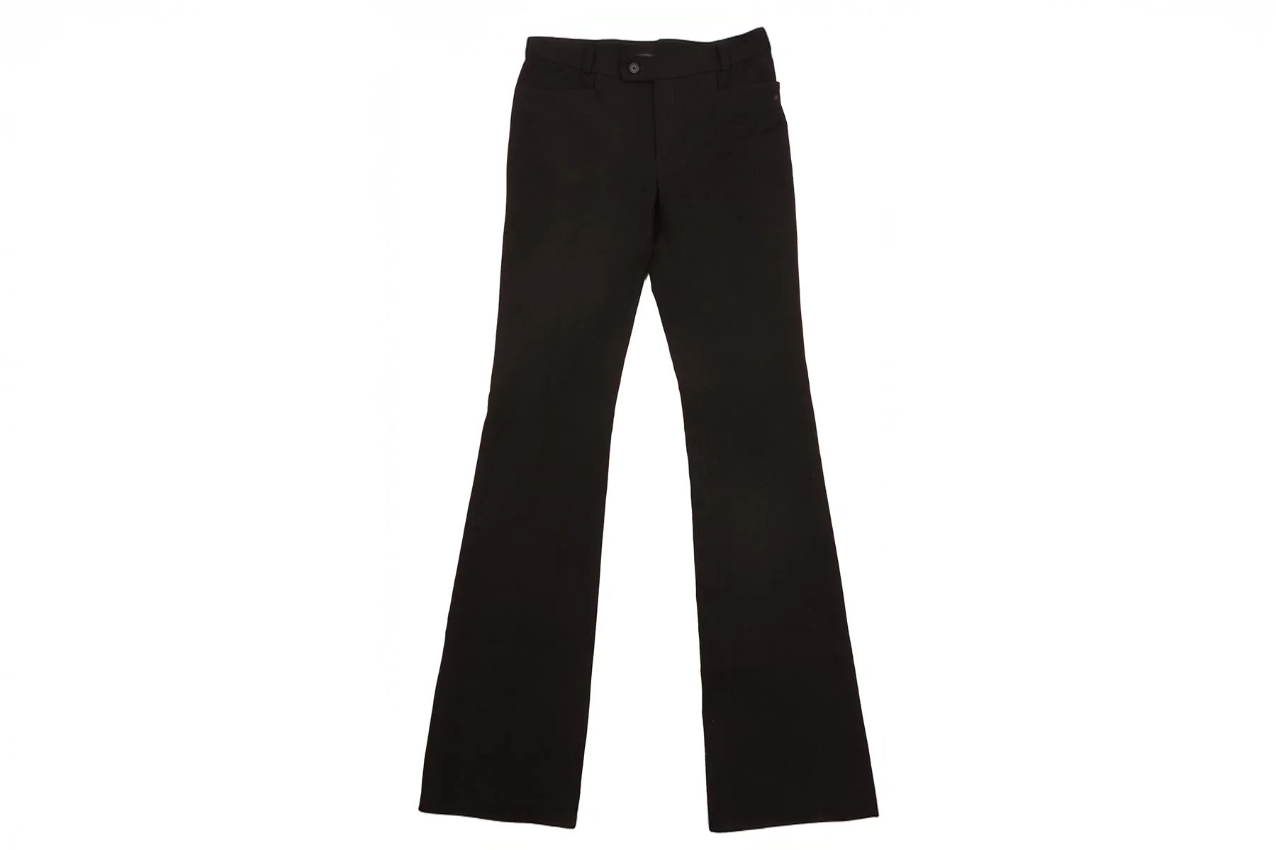 JOSEPH BLACK COTTON FLARED PANTS FR 36 UK 8 - Image 2