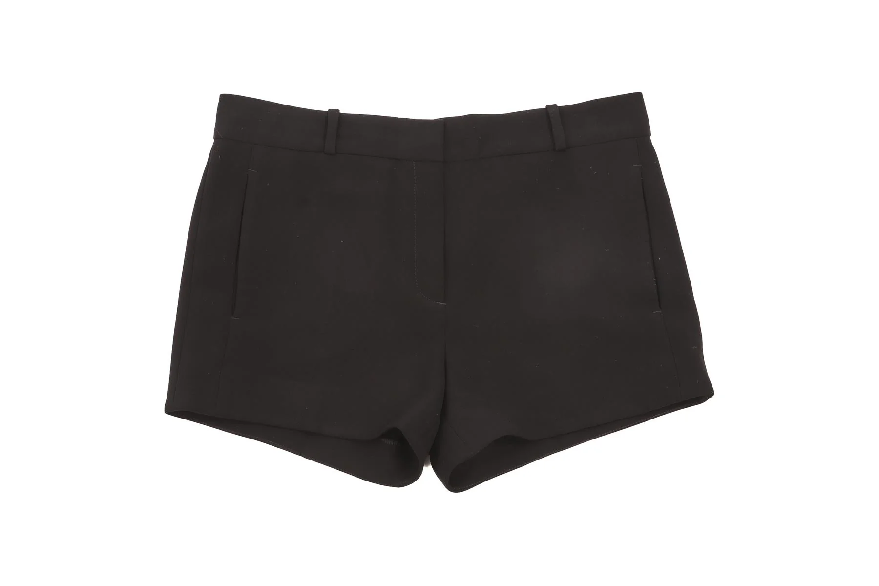 JOSEPH BLACK CREPE SHORTS FR 36 UK 8 - Image 2