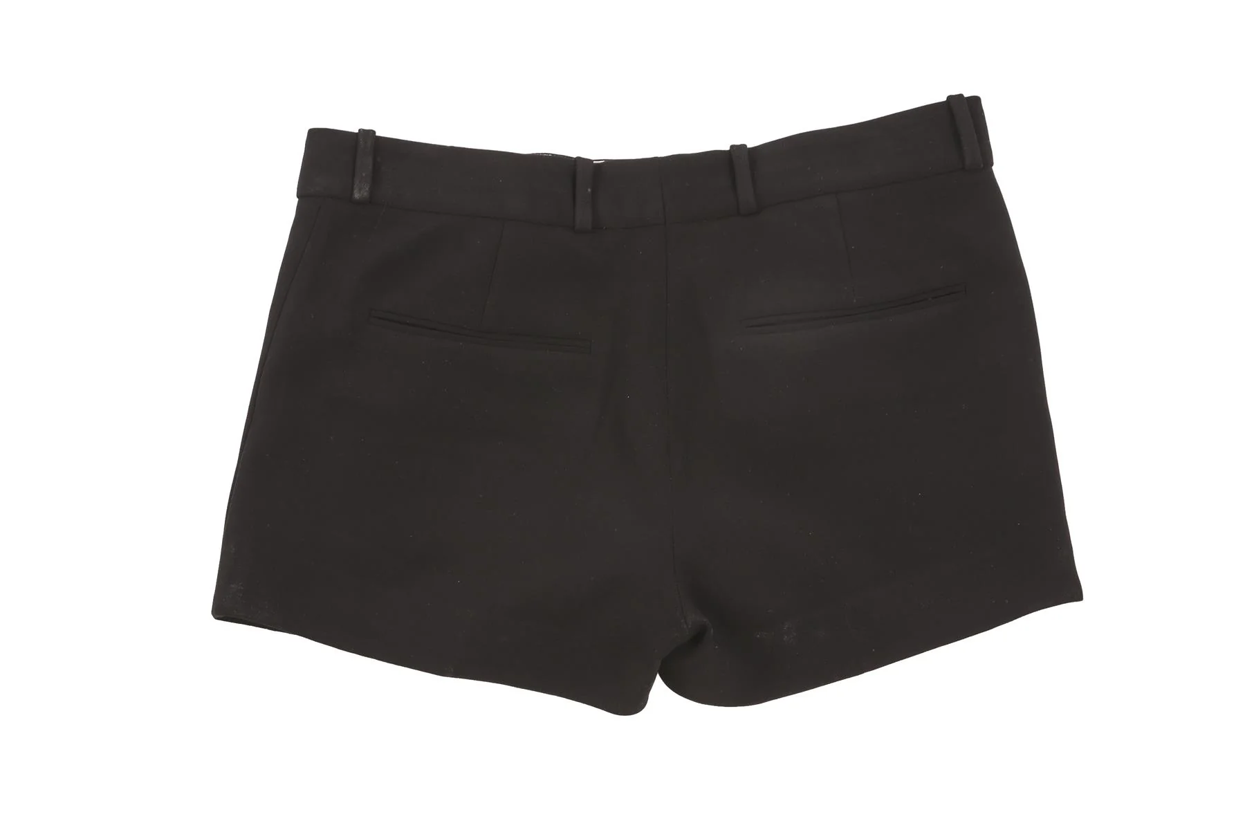 JOSEPH BLACK CREPE SHORTS FR 36 UK 8 - Image 4
