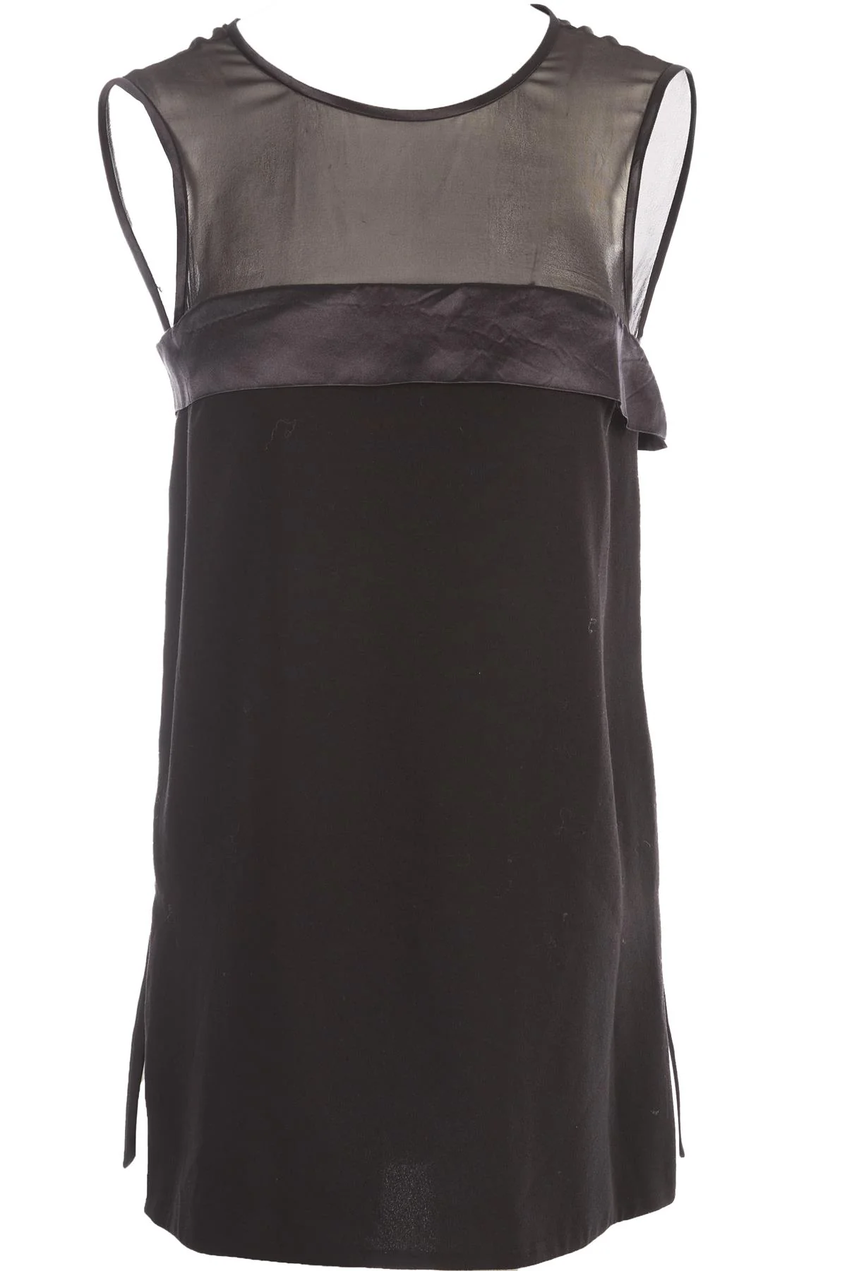 JOSEPH BLACK CREPE TOP FR 36 UK 8