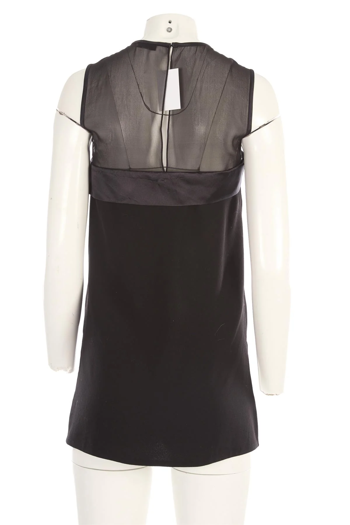 JOSEPH BLACK CREPE TOP FR 36 UK 8 - Image 4