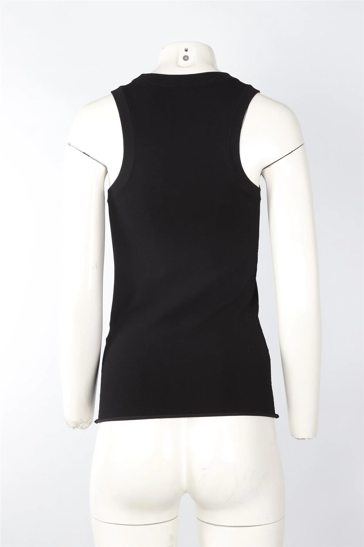 JOSEPH BLACK KNIT TOP SMALL - Image 4