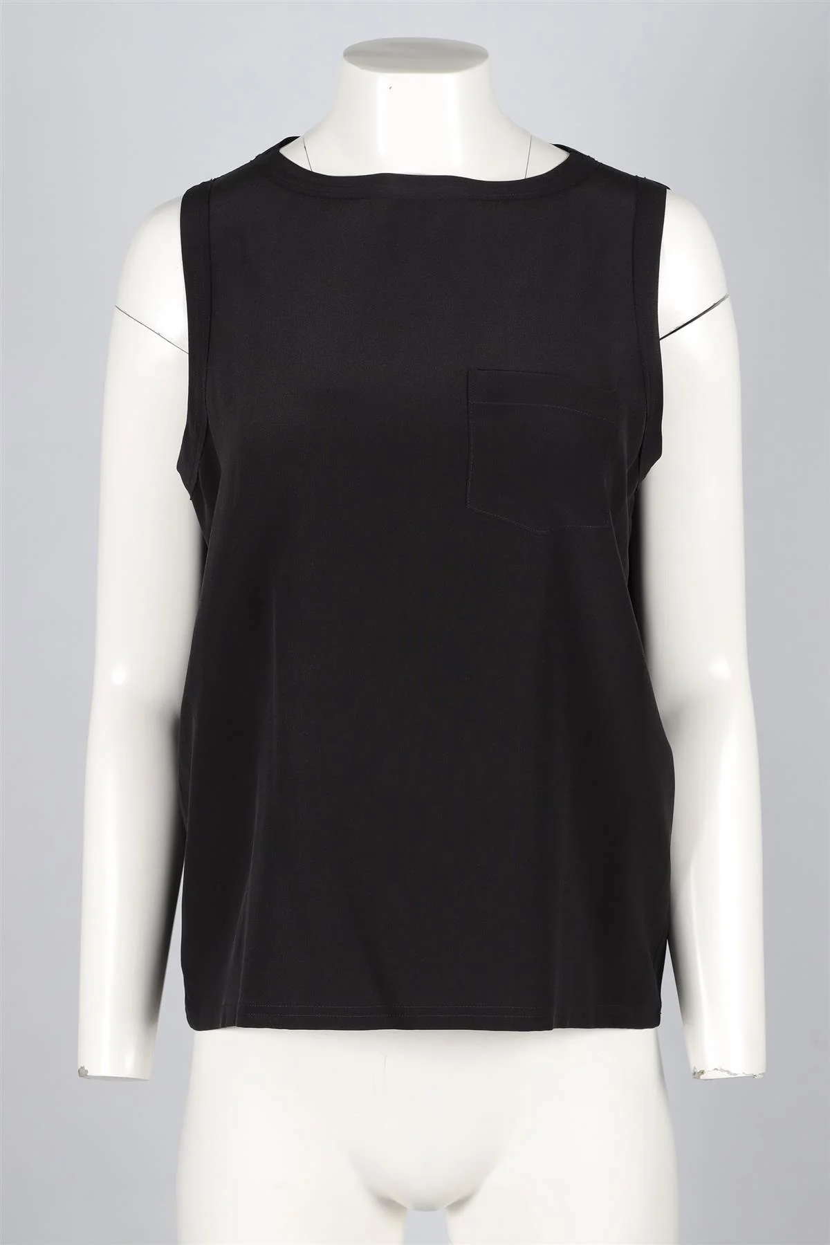 JOSEPH BLACK SILK TOP FR 42 UK 14 - Image 2
