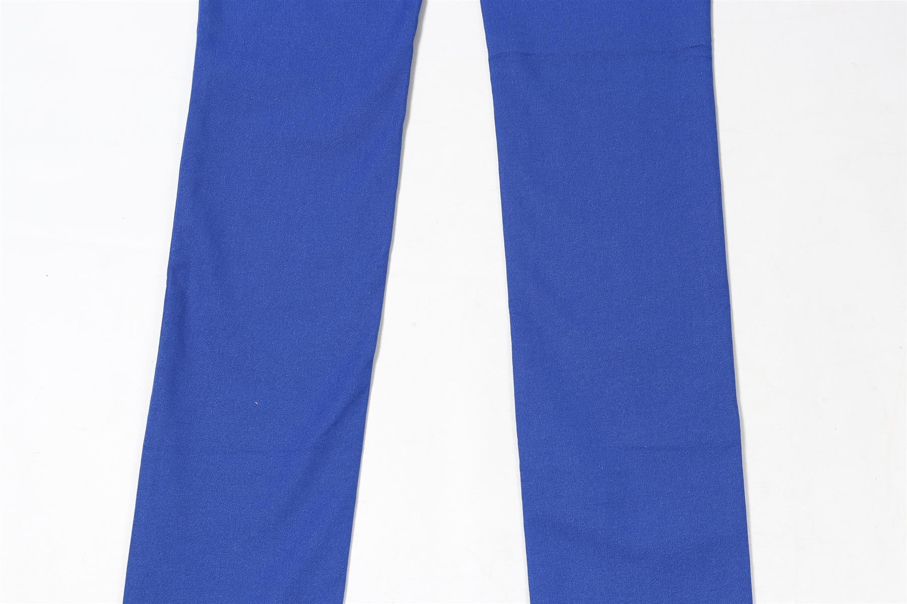 JOSEPH BLUE COTTON BLEND SKINNY PANTS FR 34 UK 6 - Image 5