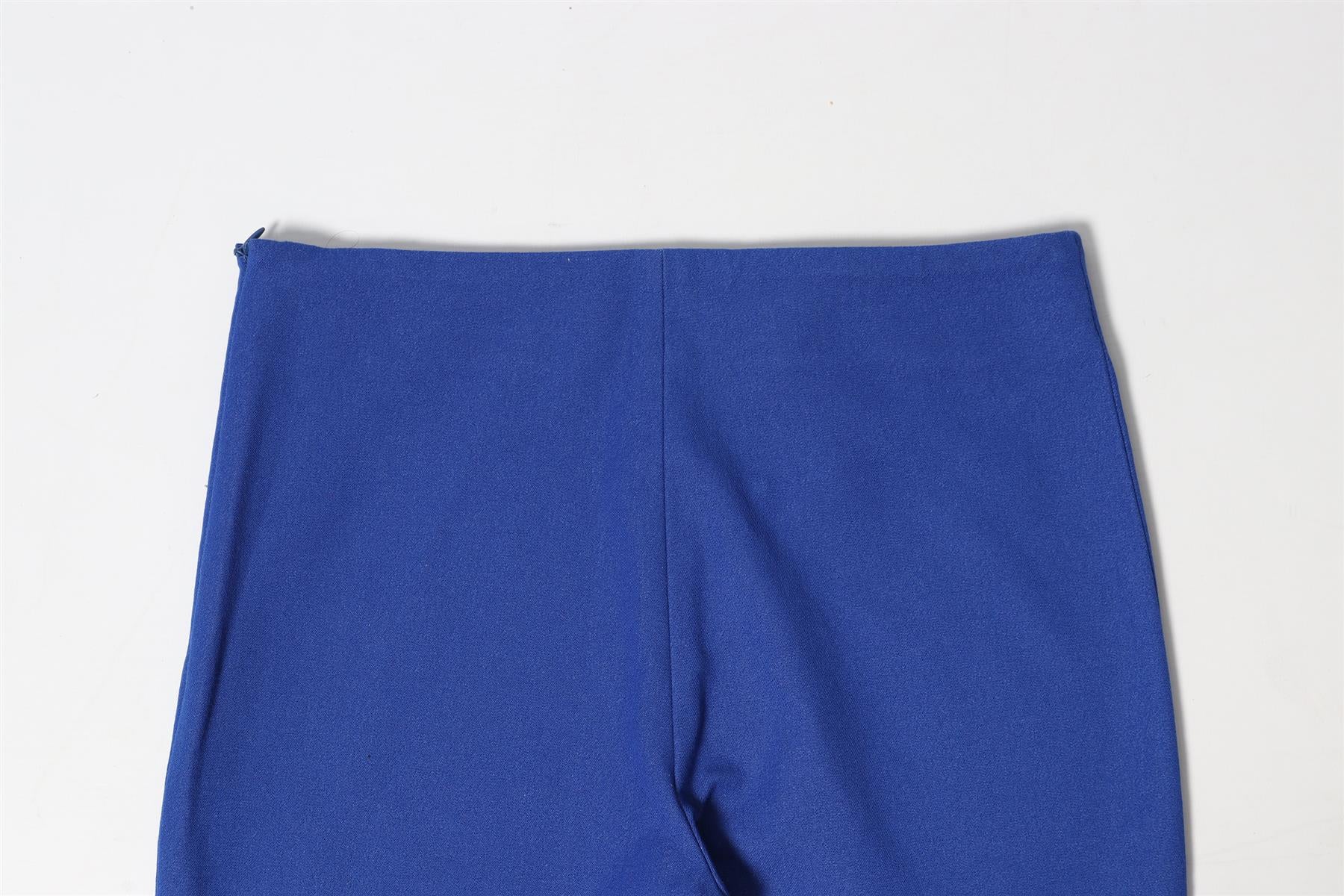 JOSEPH BLUE COTTON BLEND SKINNY PANTS FR 34 UK 6 - Image 6