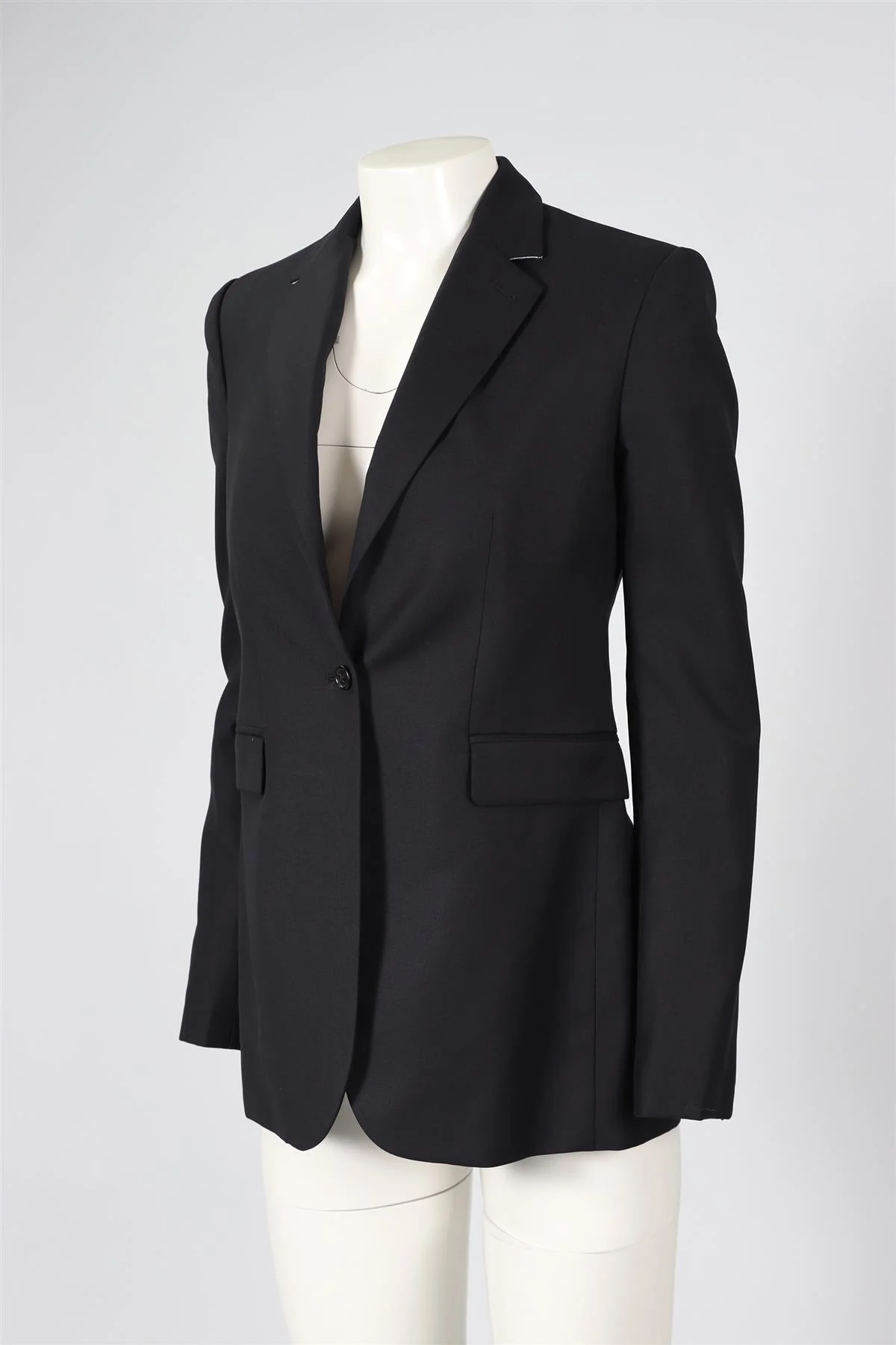 JOSEPH NAVY WOOL BLAZER IT 38 UK 6 - Image 3