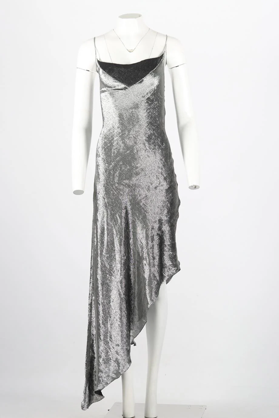 JUAN CARLOS OBANDO DRAPED SILK MAXI DRESS US 2 UK 6 - Image 2